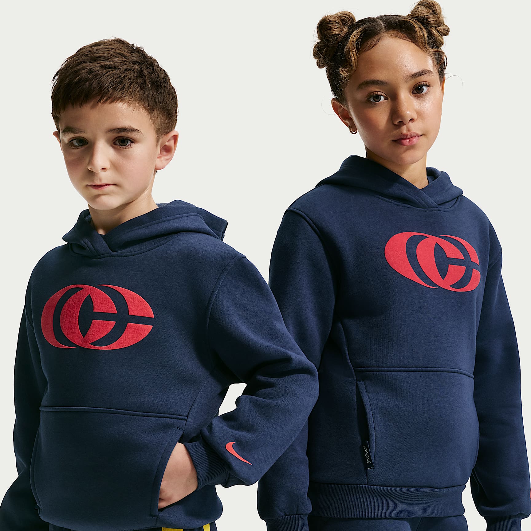 Sudadera con gorro sin cierre de tejido Fleece para niños talla grande Caitlin Clark