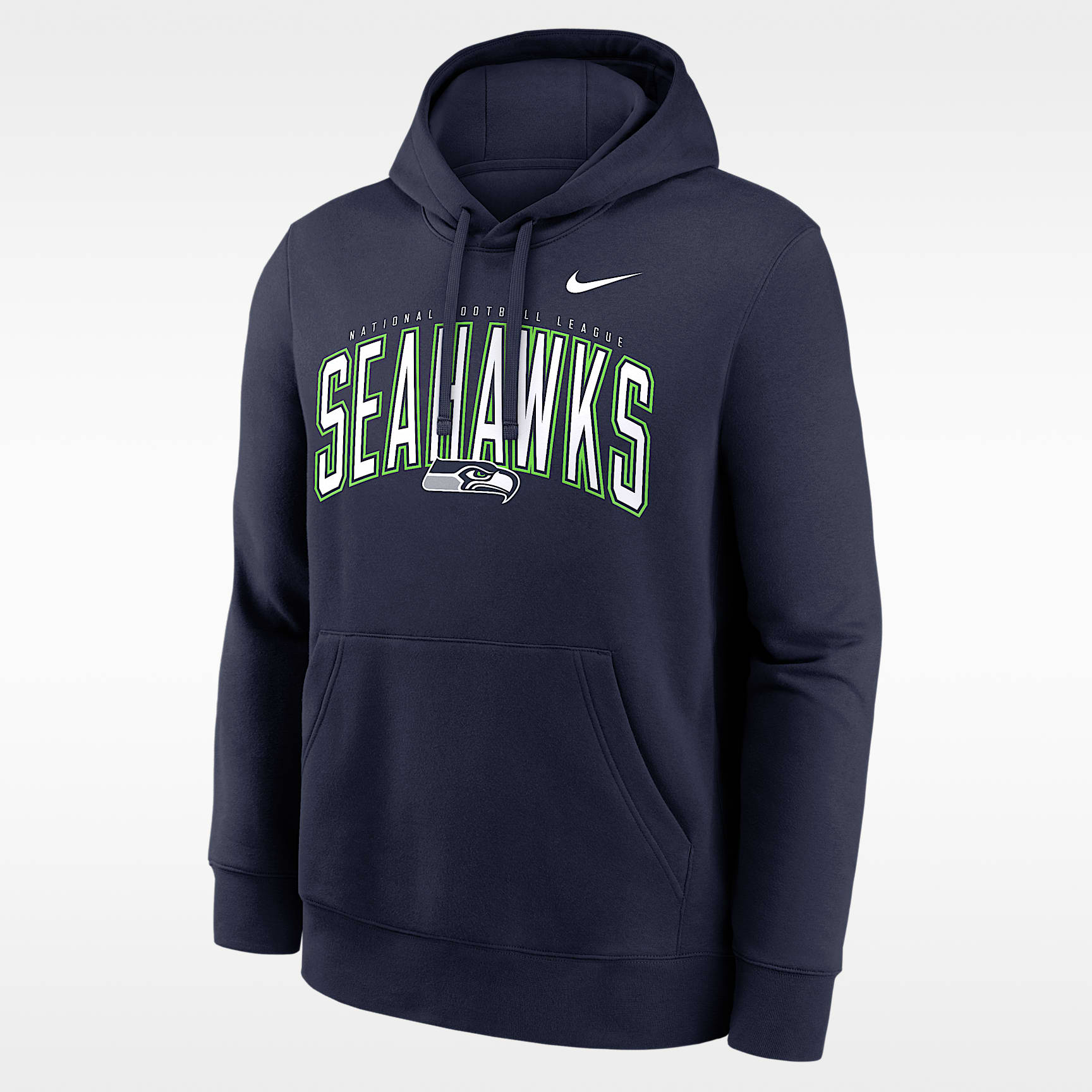 Seattle Seahawks Club Men's Nike NFL Pullover Hoodie