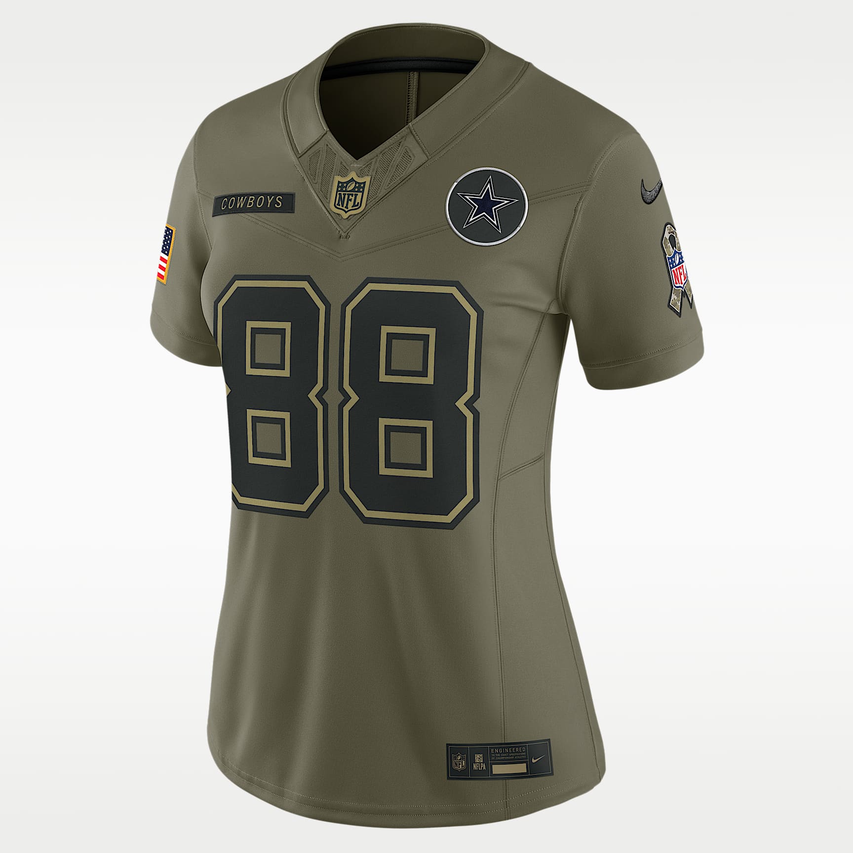 CeeDee Lamb Dallas Cowboys Salute to Service Women's Nike Dri-FIT NFL Limited Jersey