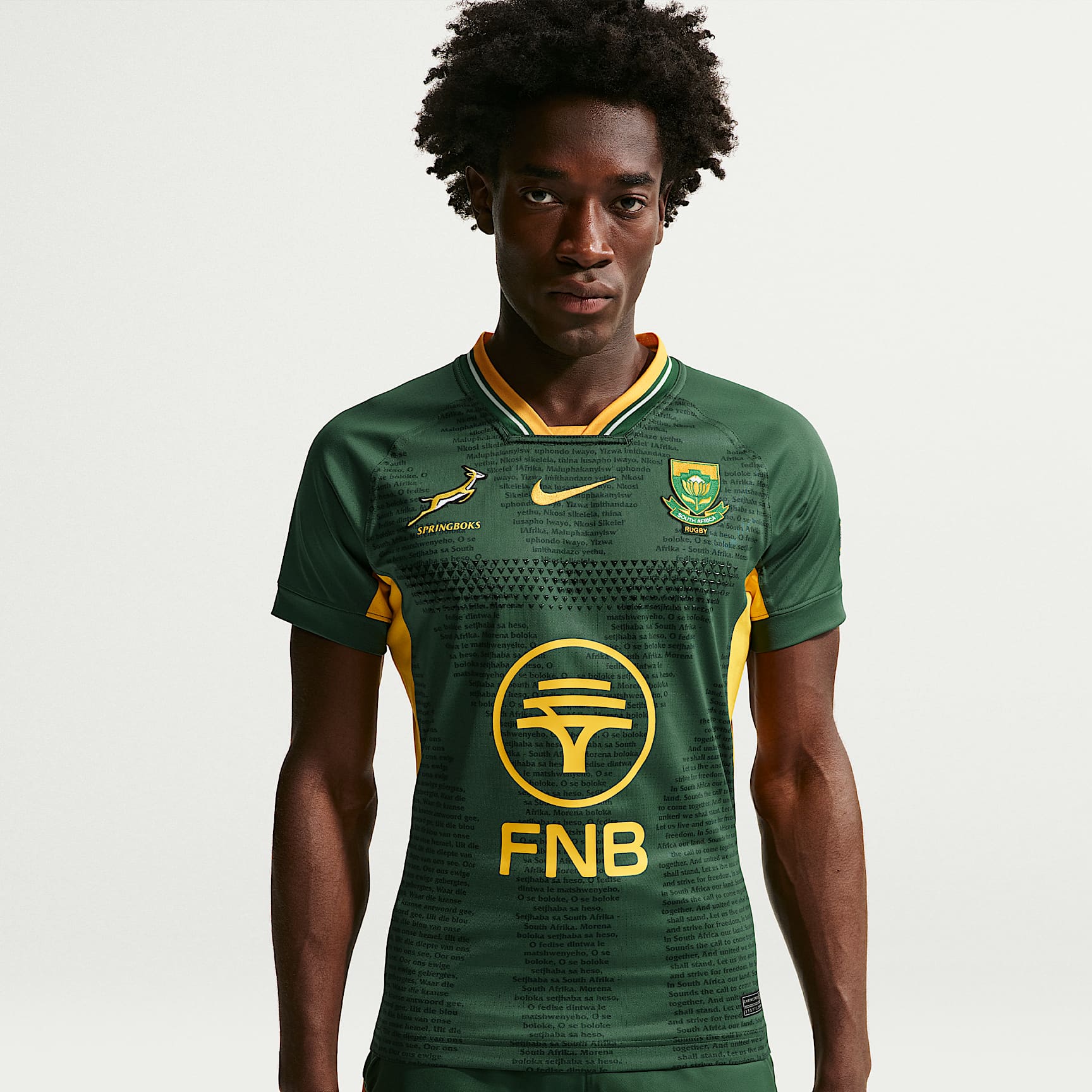 Springboks 2025/26 Match Home Men's Nike Rugby Jersey