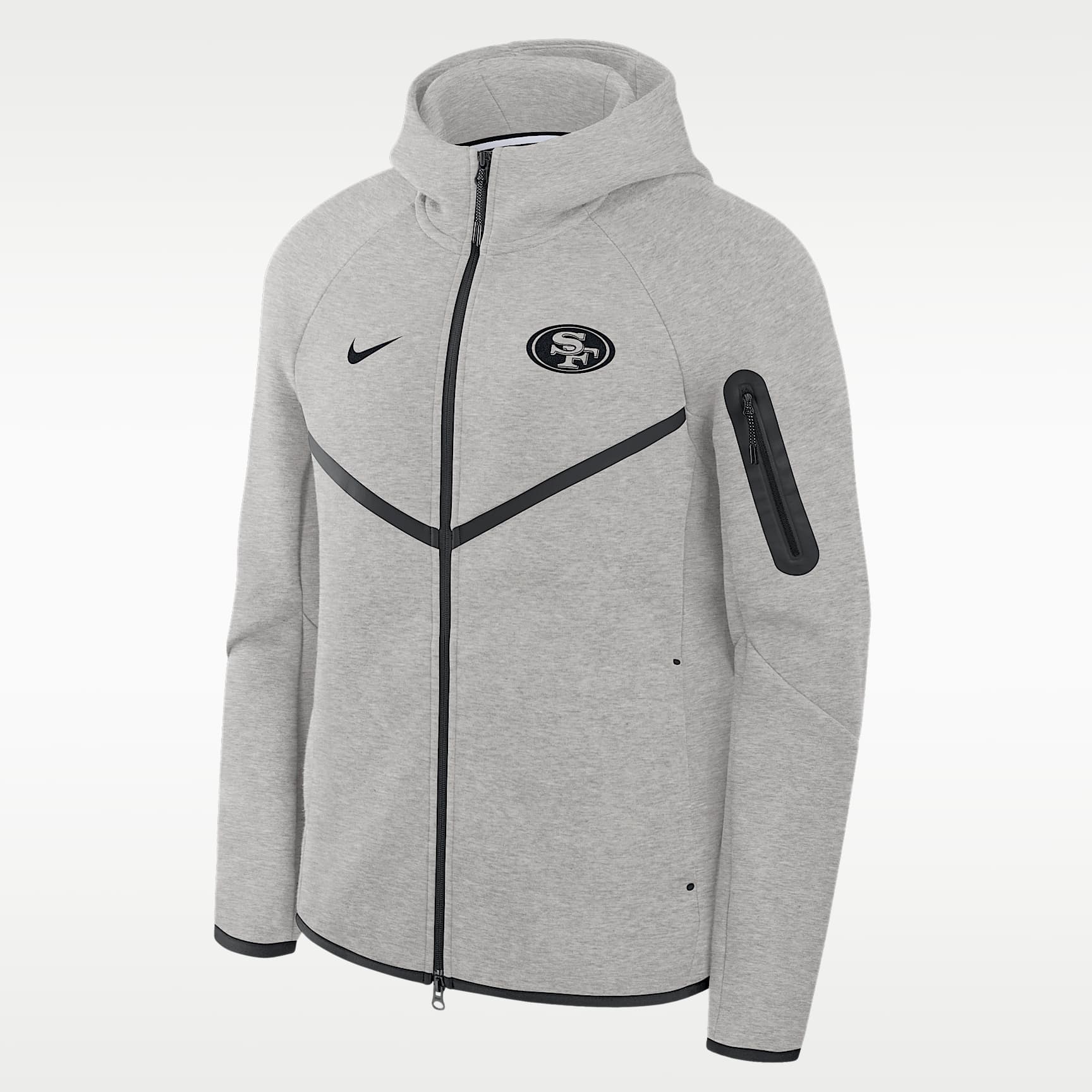 San Francisco 49ers Top Billing Tech Fleece Windrunner Men's Nike NFL Full-Zip Hooded Jacket