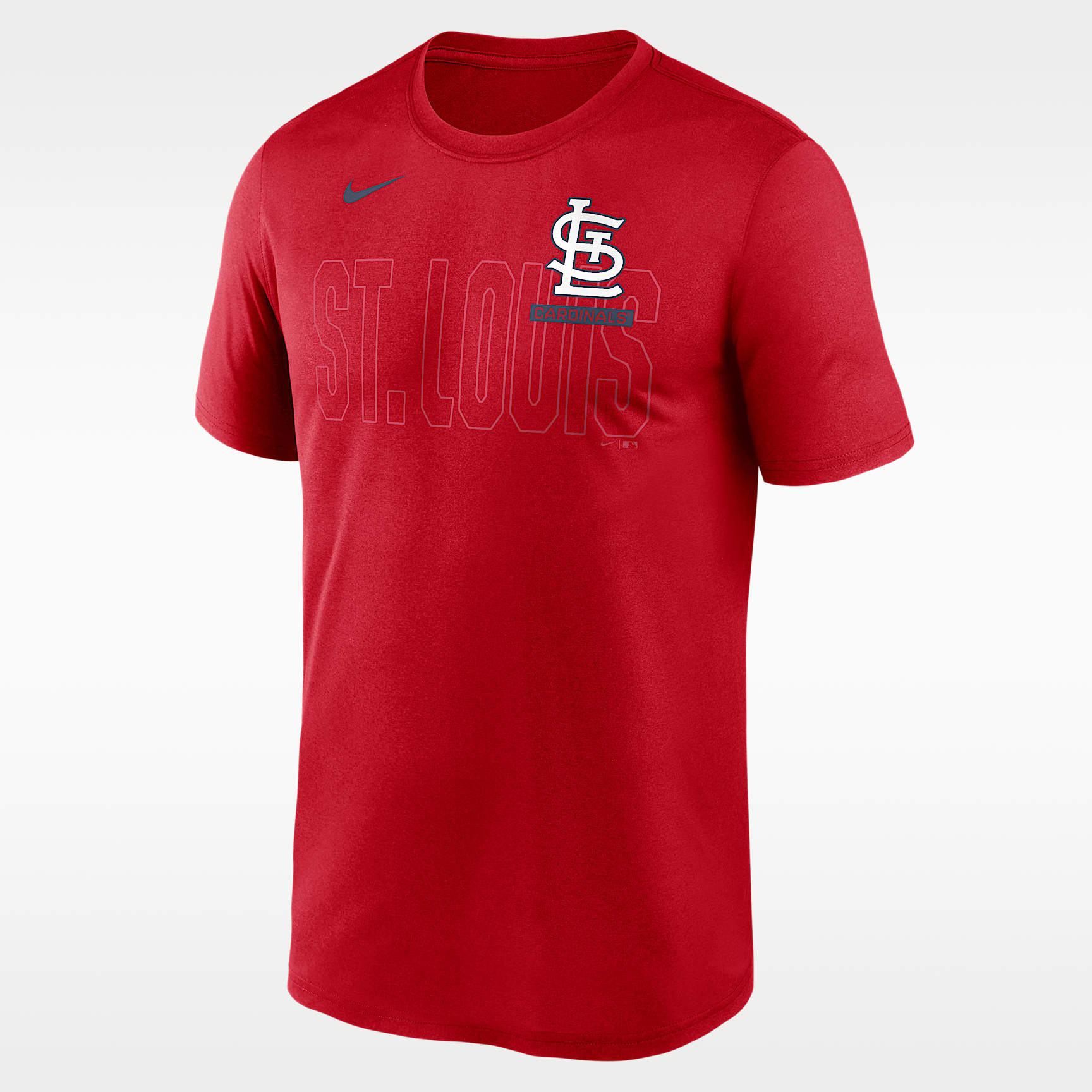 St. Louis Cardinals Knockout Team Legend Men's Nike Dri-FIT MLB T-Shirt