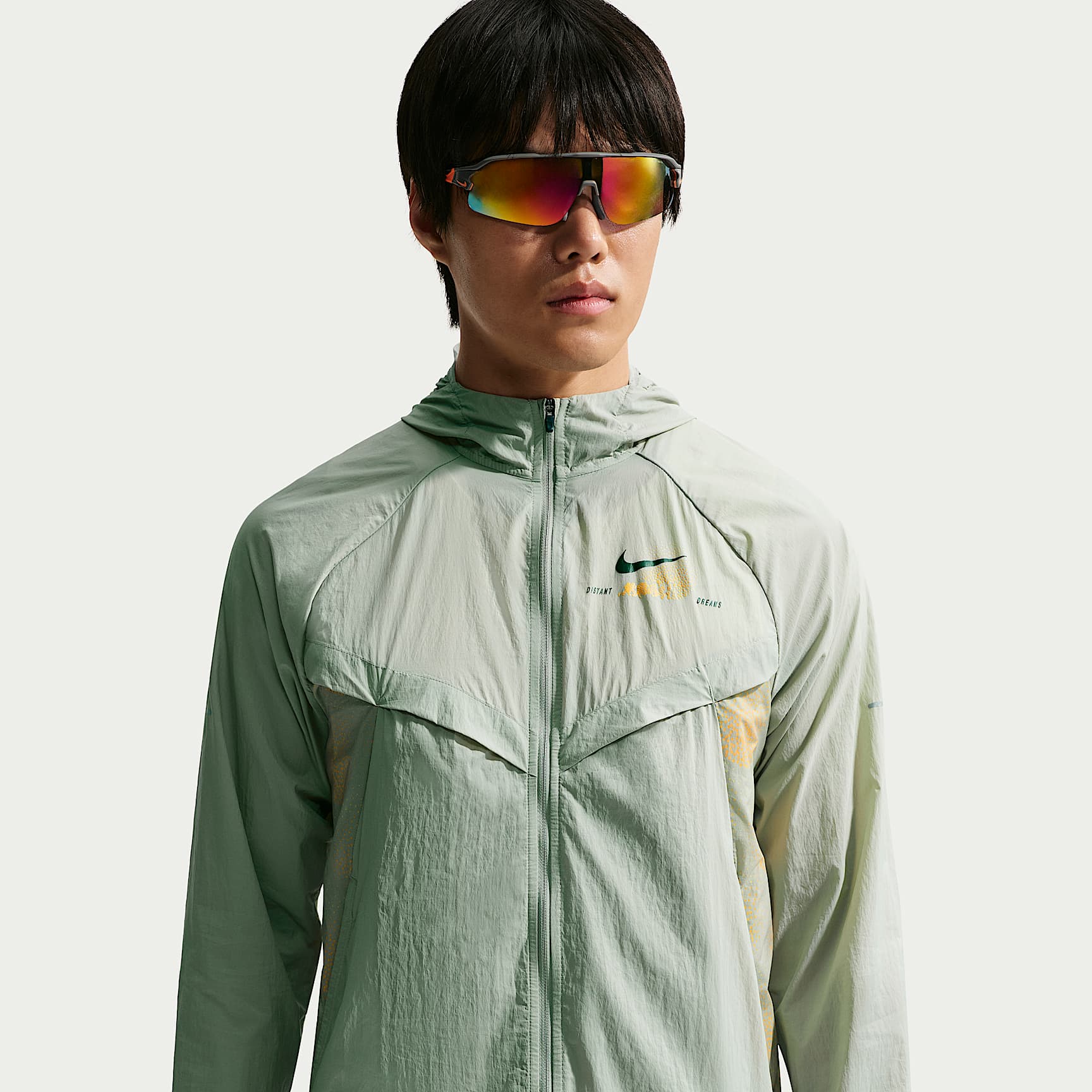 나이키 스트라이드 남성 리펠 UV 프로텍션 러닝 재킷