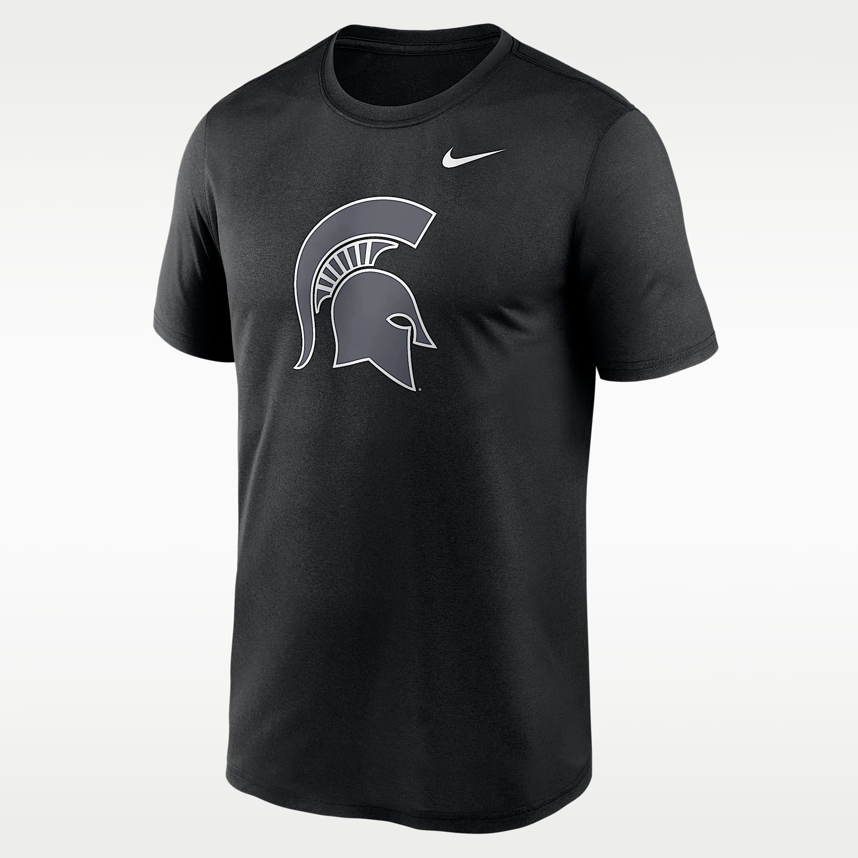 Playera universitaria Nike Dri-FIT para hombre Michigan State Spartans Color Pop Logo Legend