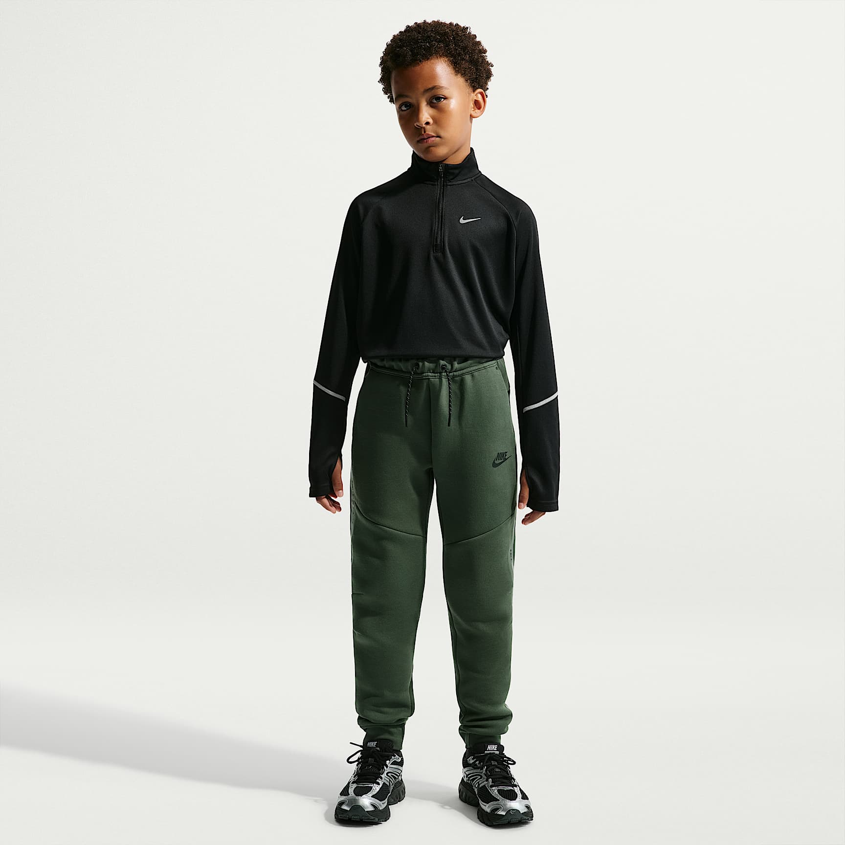 Nike Sportswear Tech Fleece Big Kids' Joggers with Reflective Accents
