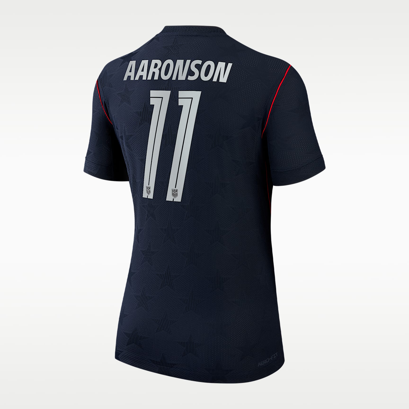 Brenden Aaronson USMNT 2026 Match Away Women's Nike Aero-FIT Soccer Jersey
