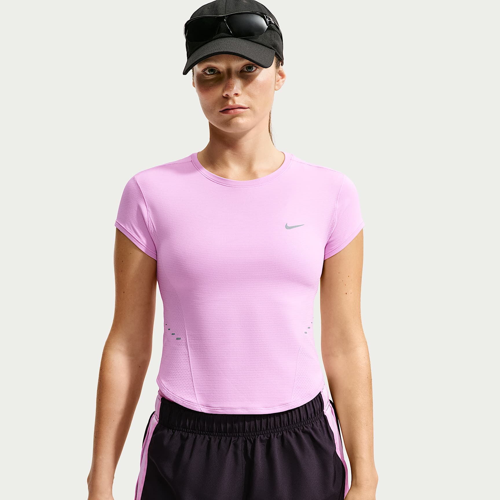 Nike Swift Women's Dri-FIT Seamless Cropped Short-Sleeve Running Top