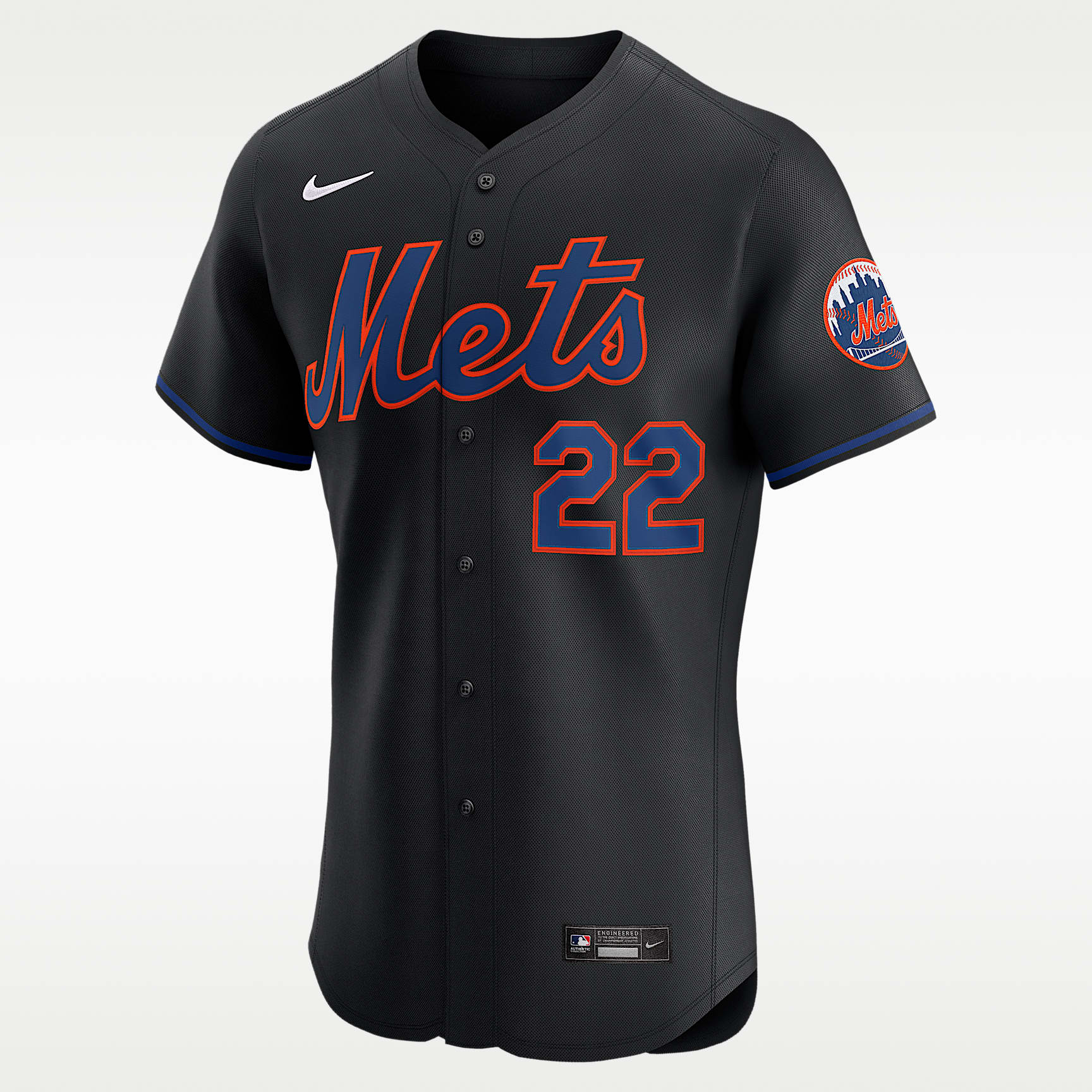 Jersey Nike Dri-FIT ADV de la MLB Elite para hombre Juan Soto New York Mets