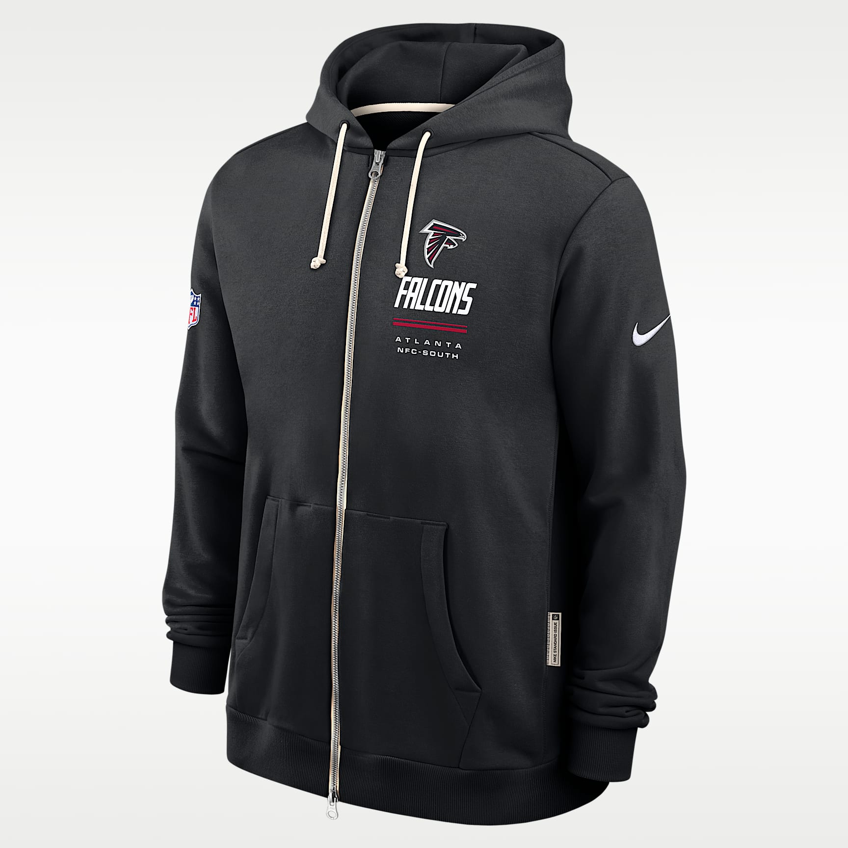 Atlanta Falcons Sideline Standard Issue Men's Nike Dri-FIT NFL Full-Zip Hoodie