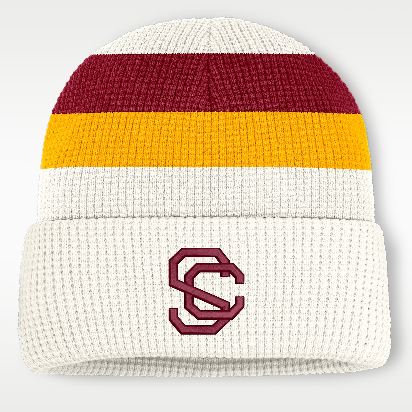 Gorro con dobladillo universitario Nike para hombre USC
