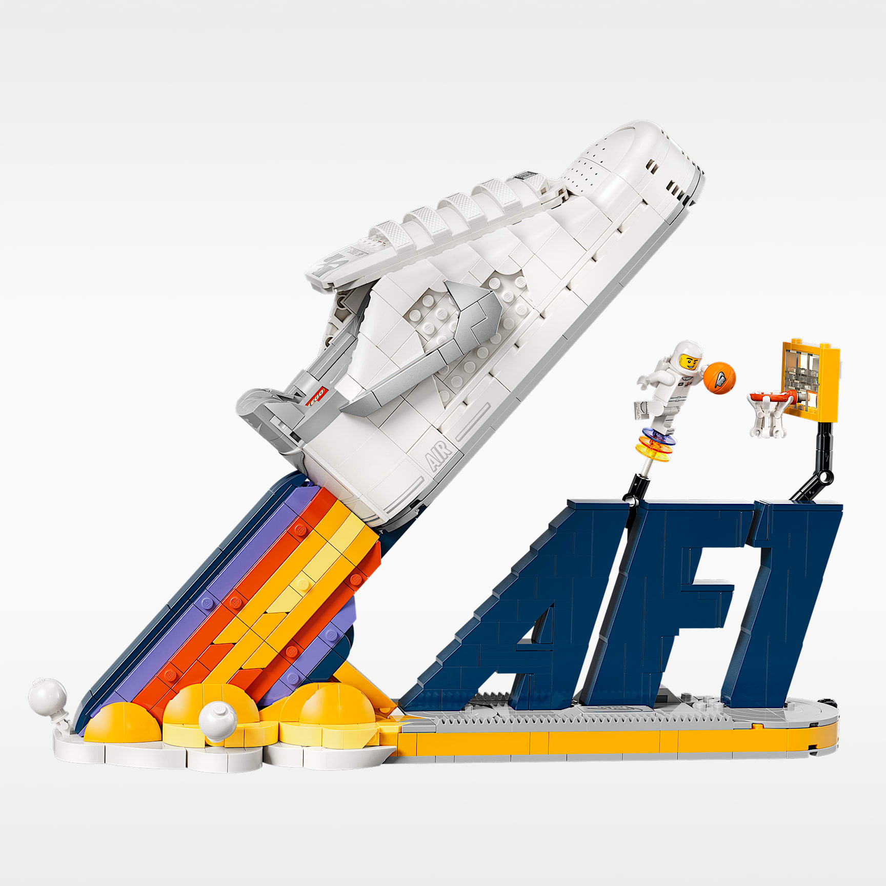 Kit de fabricación de tenis con minifigura exclusiva Nike Air Force 1 x LEGO® Collection