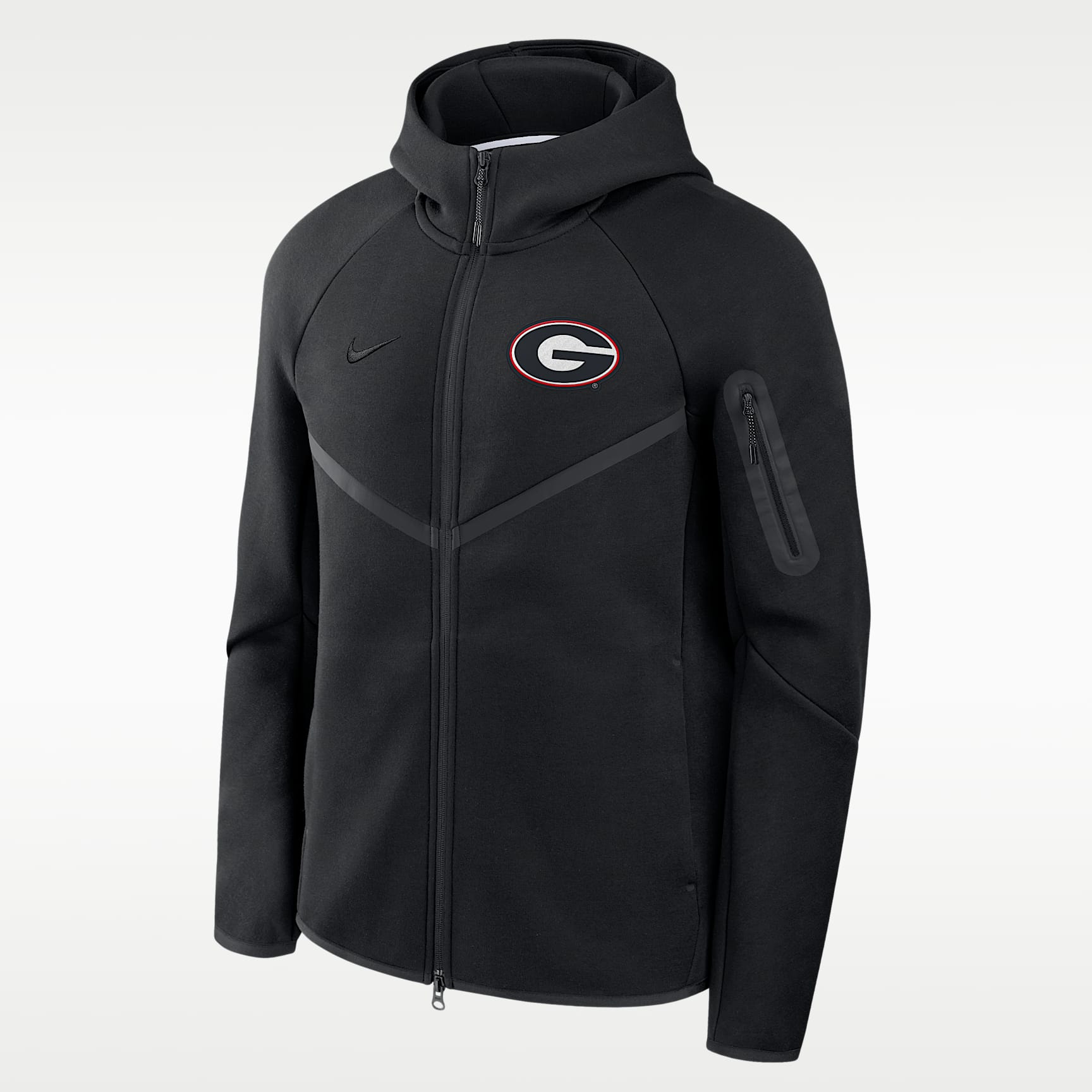 Georgia Tech Fleece Windrunner Men's Nike College Full-Zip Hooded Jacket