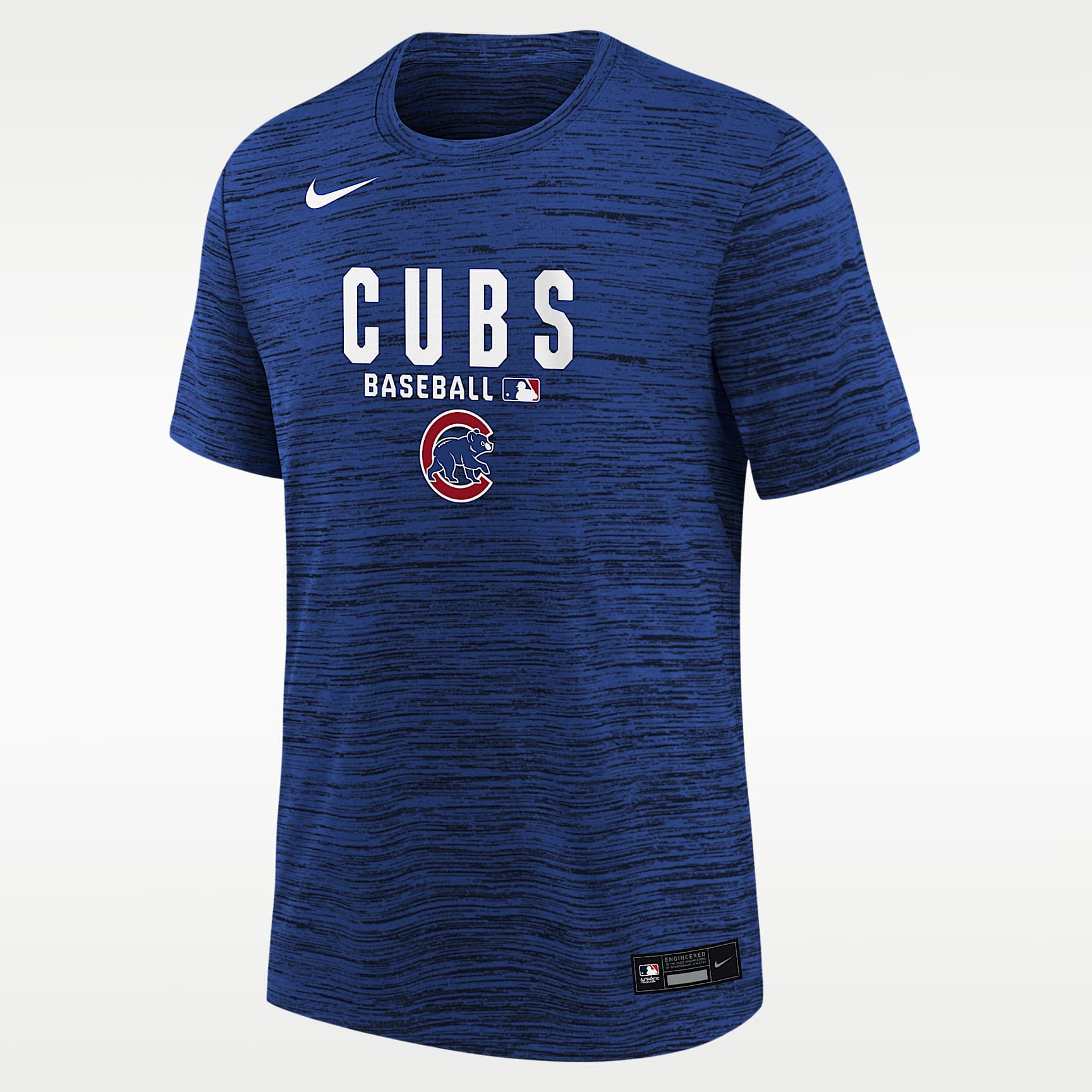 Chicago Cubs Authentic Collection Velocity Big Kids' Nike Dri-FIT MLB T-Shirt