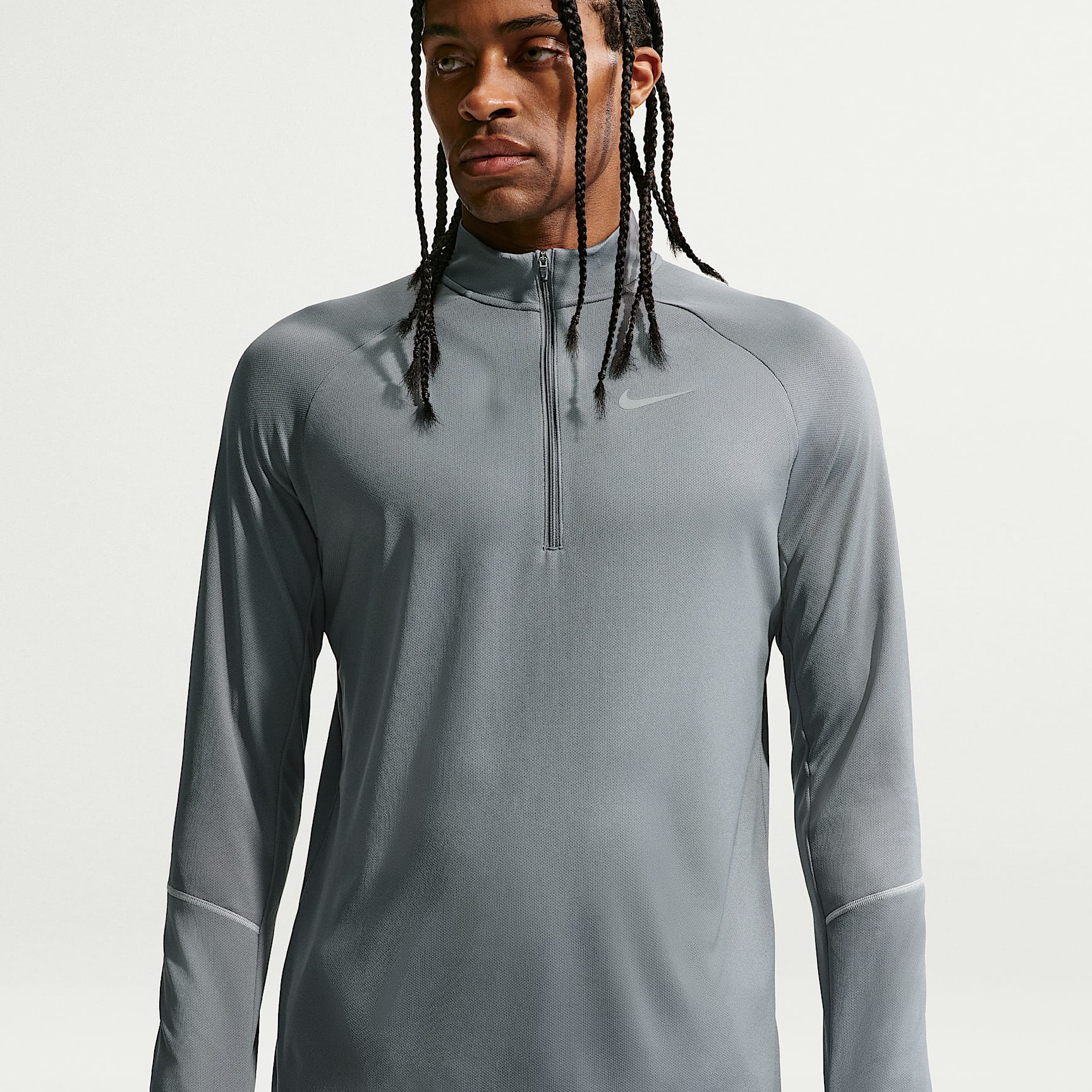 Nike Miler Dri-FIT Laufoberteil mit Halbreißverschluss (Herren)