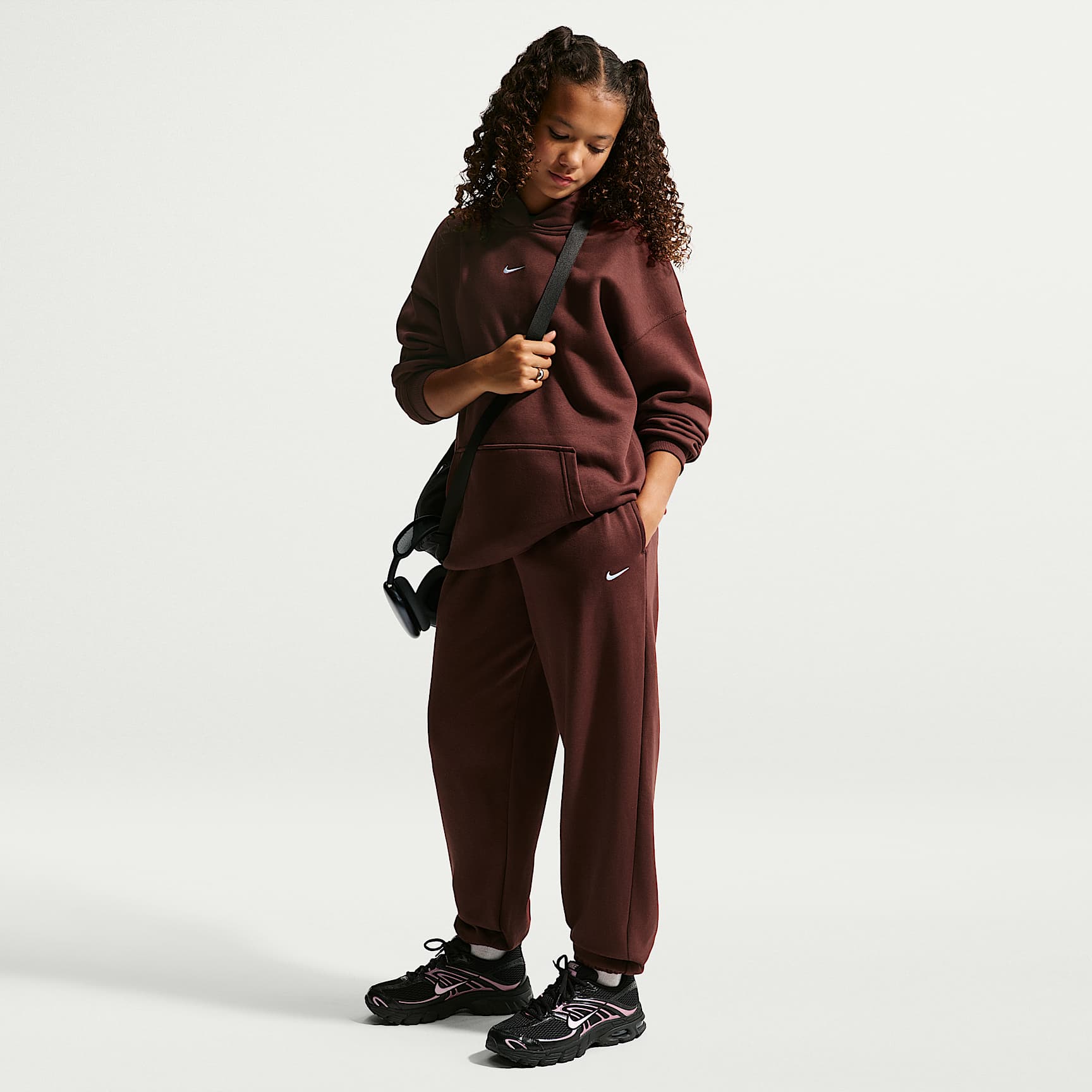 Nike Sportswear Studio Fleece Girls' Loose Pants