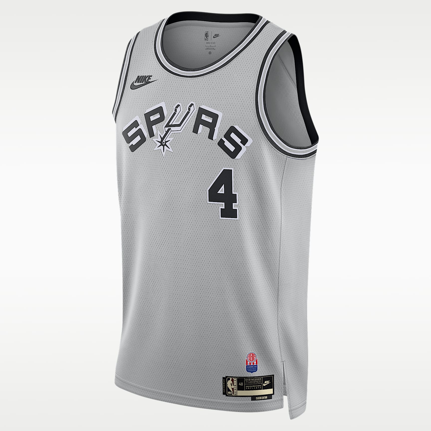 De'Aaron Fox San Antonio Spurs Hardwood Classics Men's Dri-FIT Basketball Swingman Jersey