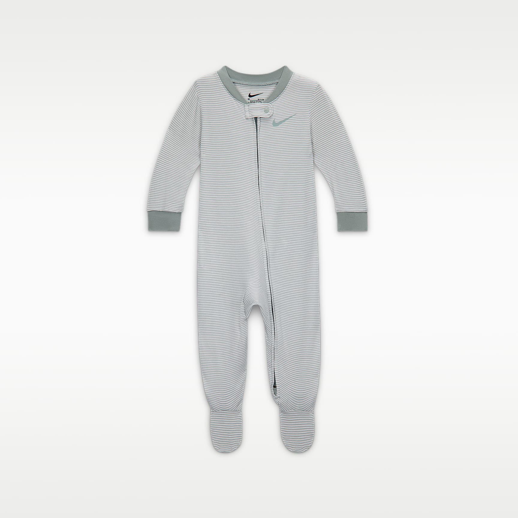 Nike Baby Striped Footed Coverall