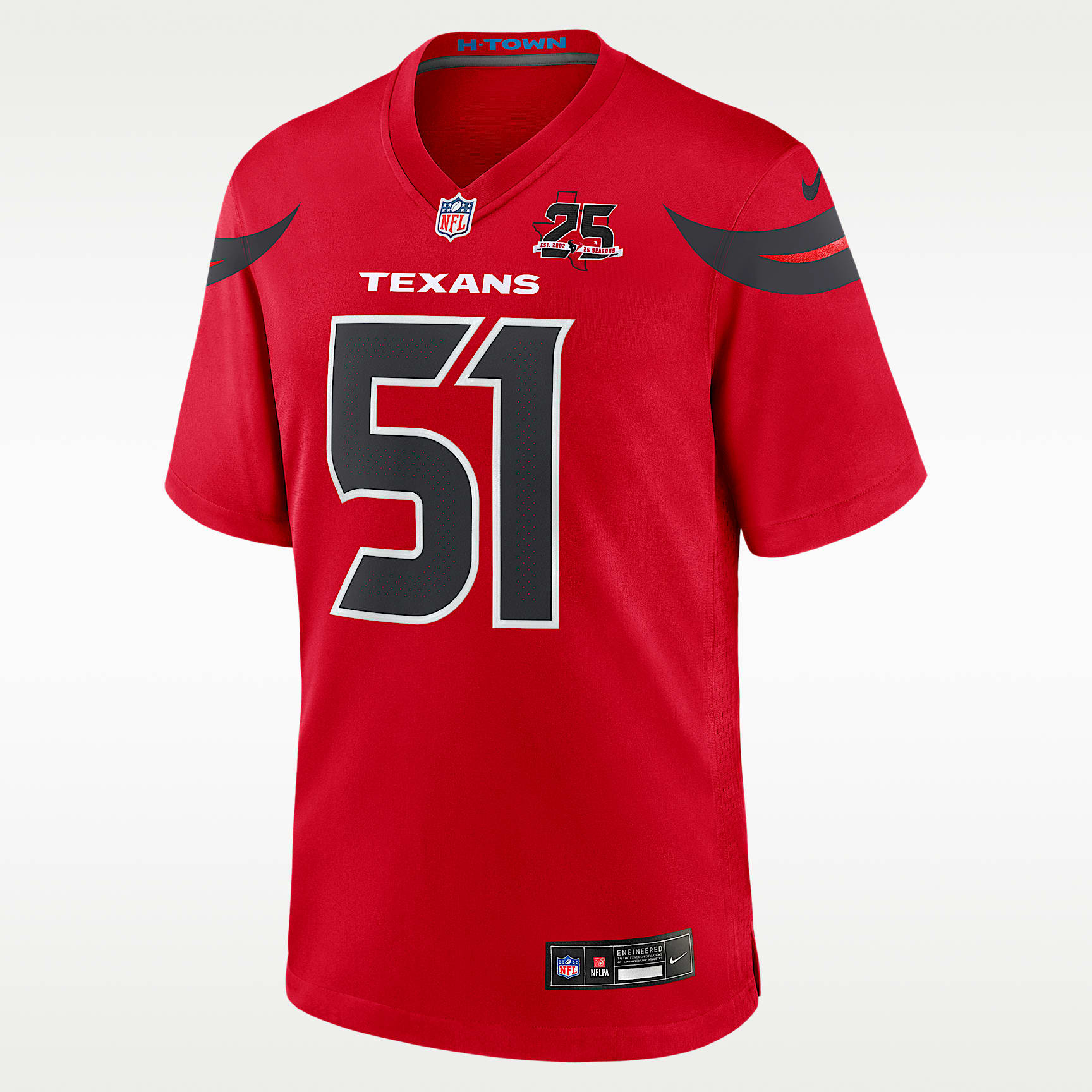 Will Anderson Jr. Houston Texans 25th Season Men's Nike NFL Game Jersey