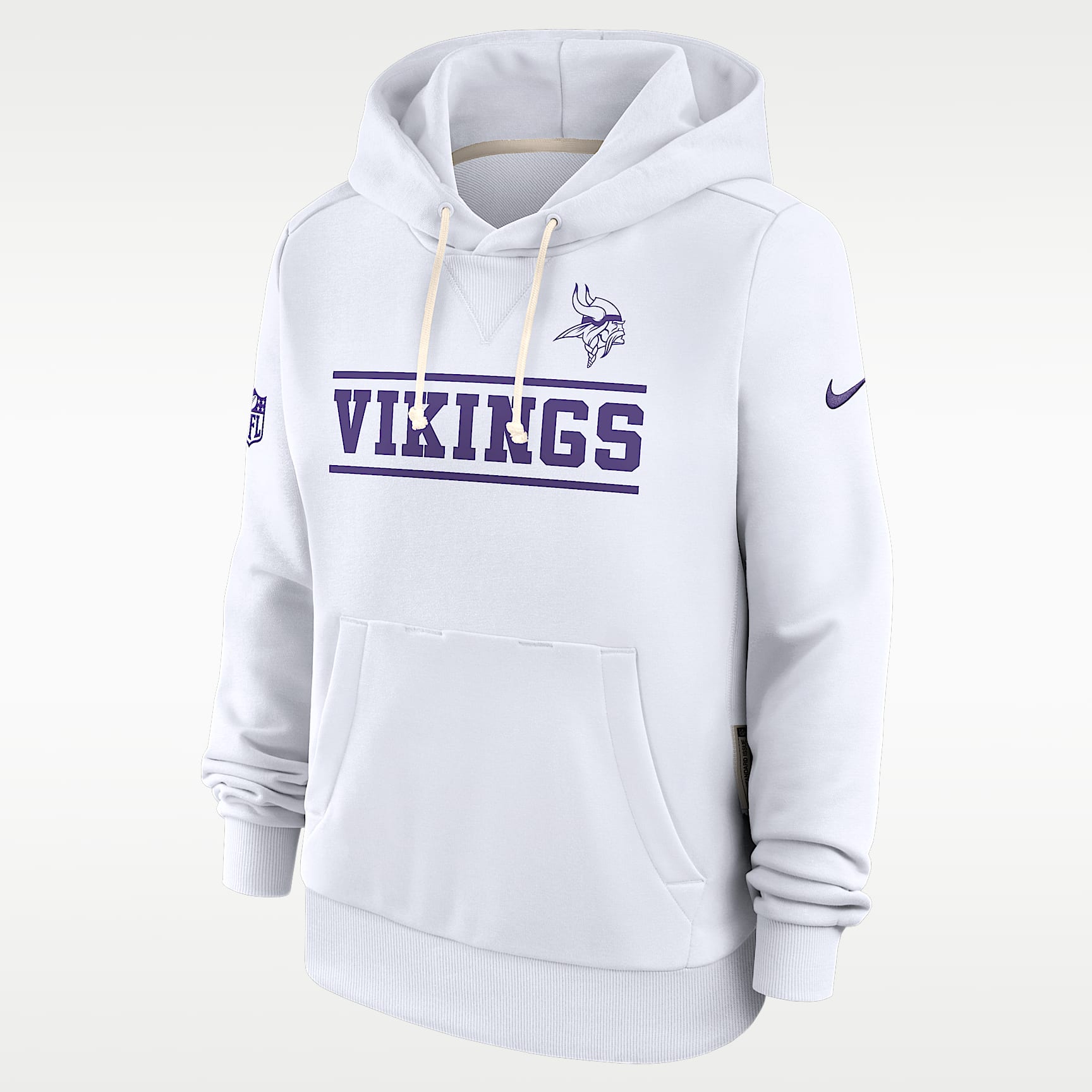 Minnesota Vikings Sideline Standard Issue Alt Women's Nike Dri-FIT NFL Pullover Hoodie