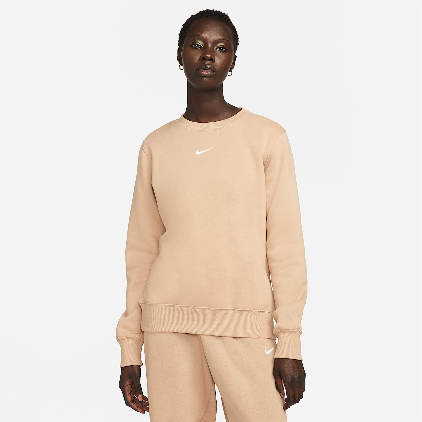Sudadera de cuello redondo para mujer Nike Sportswear Phoenix Fleece