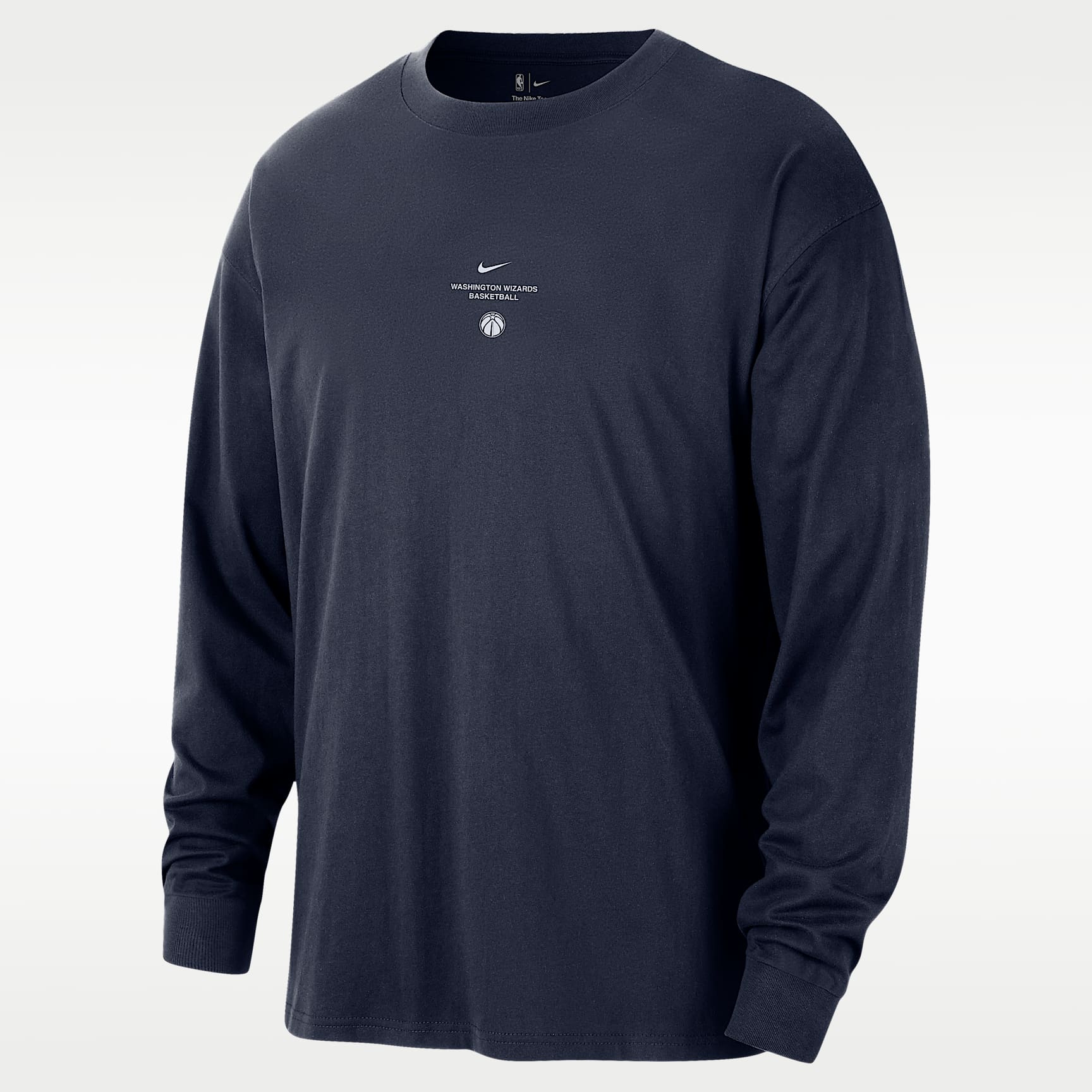 Washington Wizards Standard Issue Men's Basketball Long-Sleeve Top