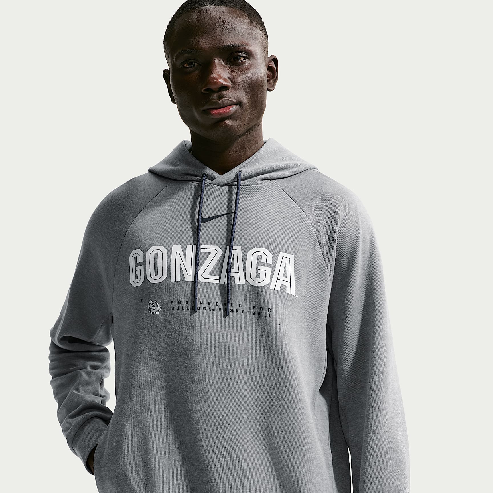 Gonzaga Bulldogs Nike NCAA Men's Basketball Coaches' Pullover Hoodie