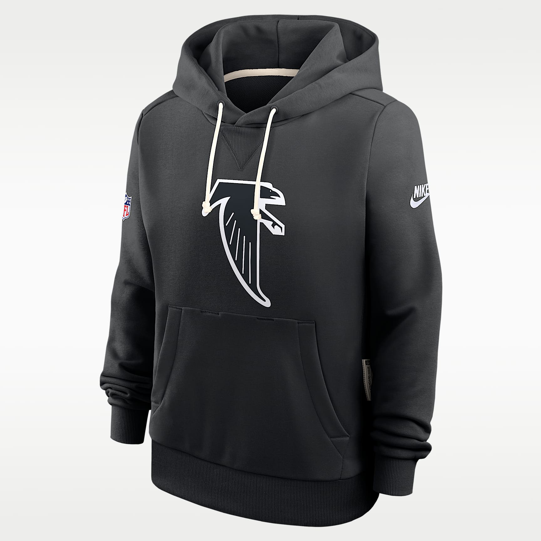 Sudadera con gorro sin cierre Nike Dri-FIT de la NFL para mujer Atlanta Falcons Alt Pack