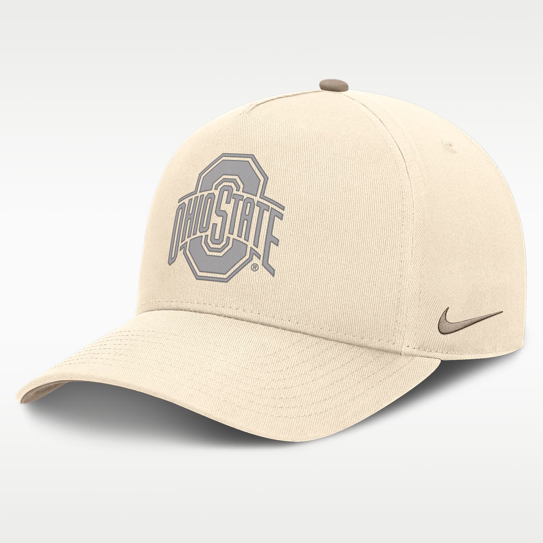 Ohio State Origin of Speed Rise Men's Nike Dri-FIT College A-Frame Adjustable Hat