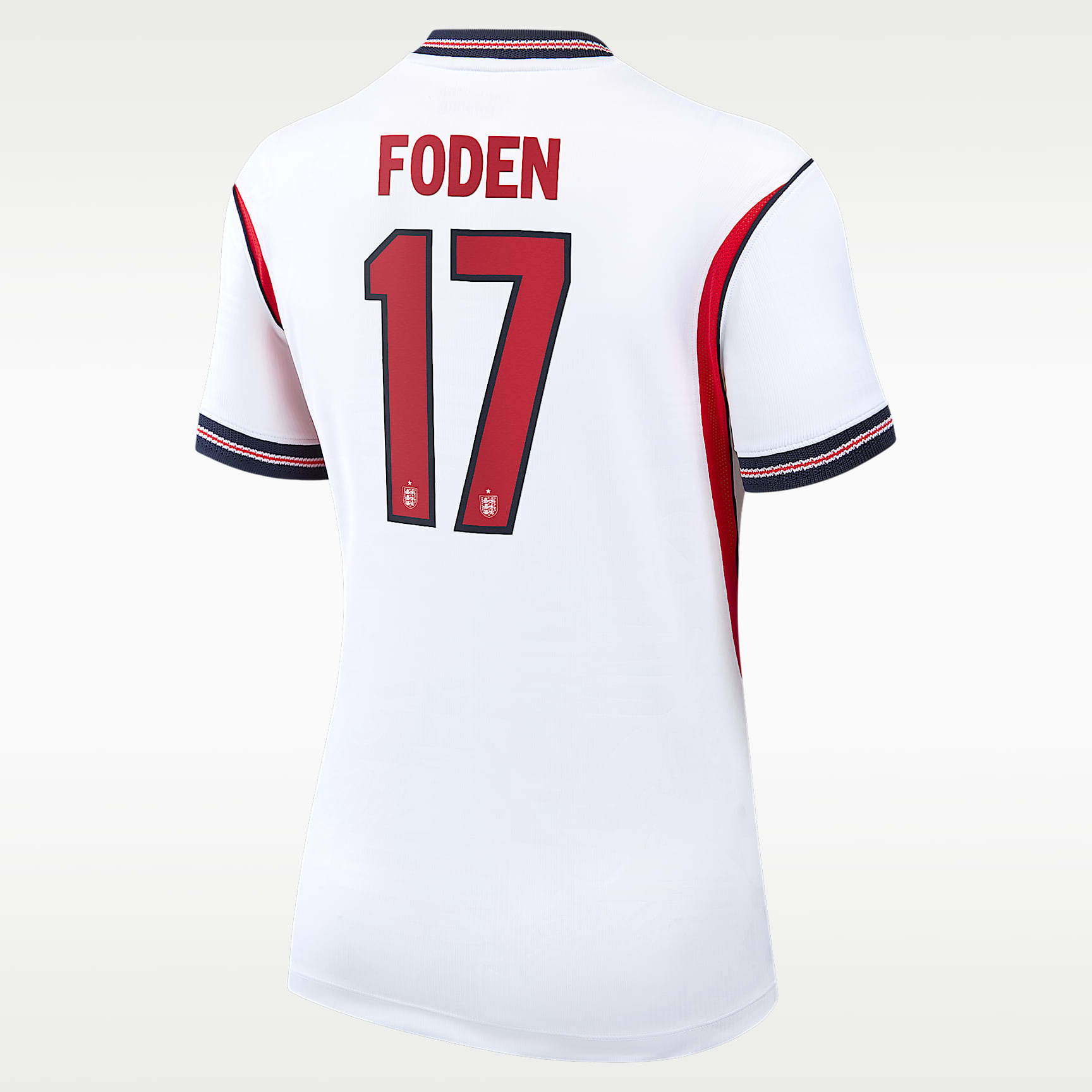 Jersey de fútbol Nike Dri-FIT para mujer Phil Foden England National Team 2026 Stadium Home