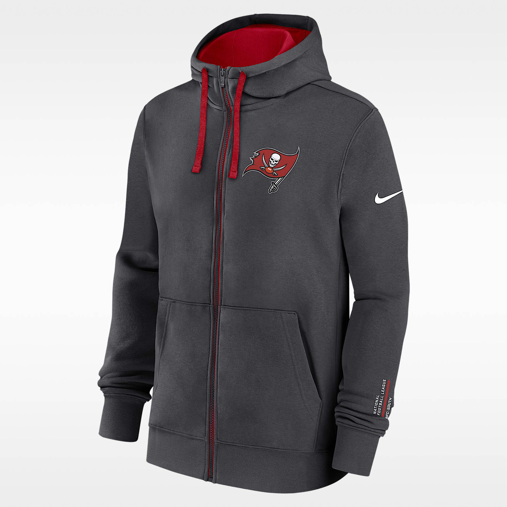 Tampa Bay Buccaneers Playbook Page Club Men's Nike NFL Full-Zip Hoodie