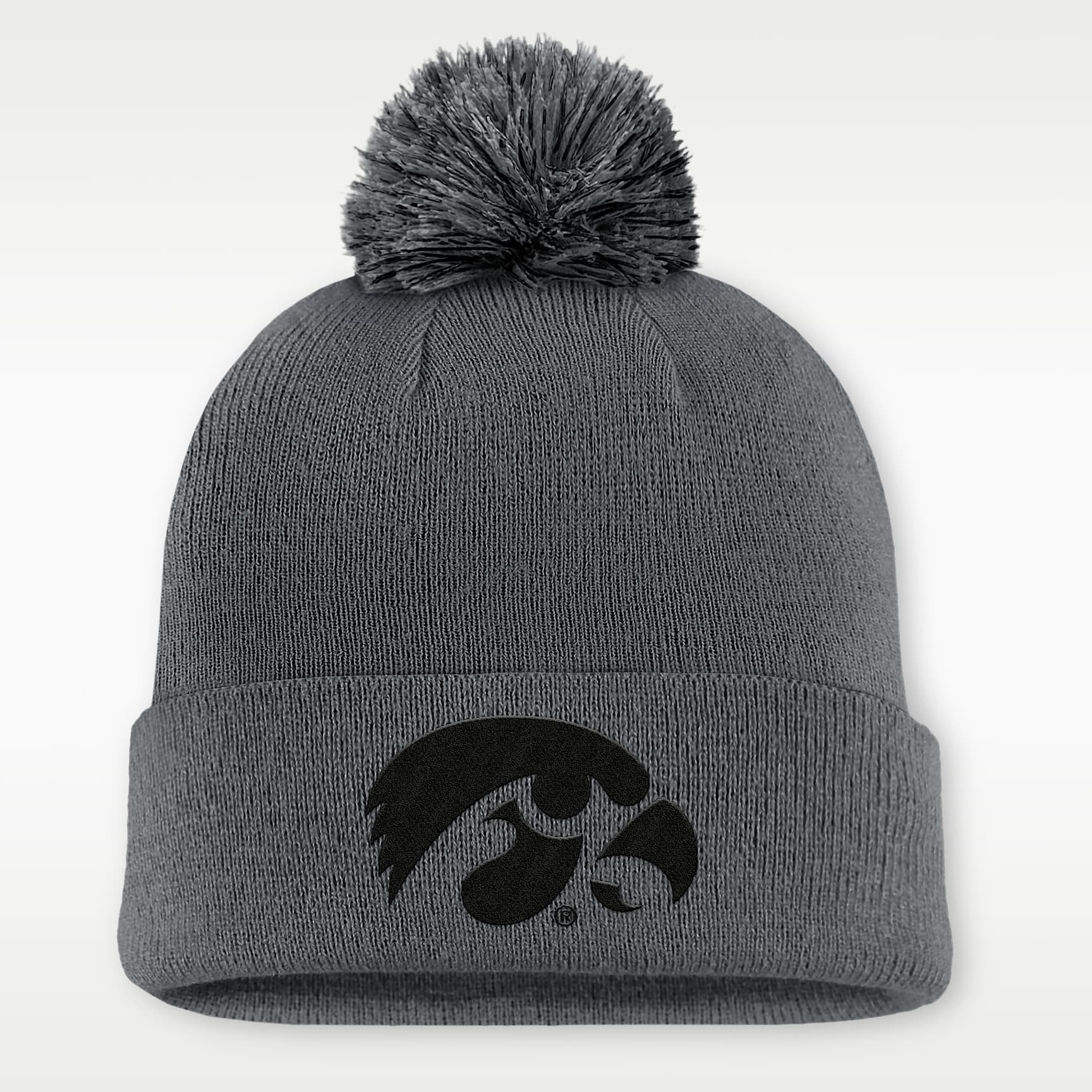 Iowa Primetime Campus Toned Men's Nike College Cuffed Pom Beanie