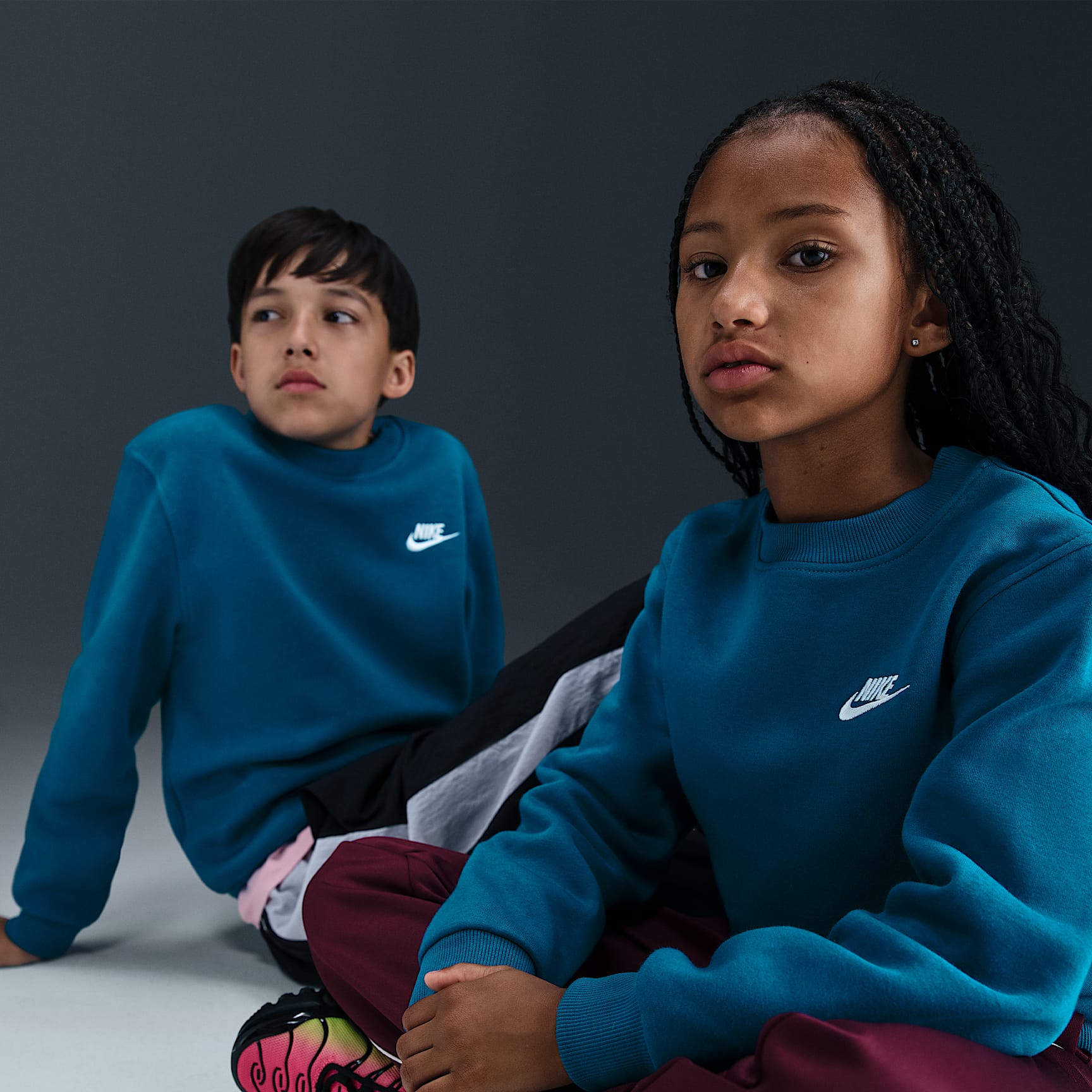 Nike Sportswear Club Fleece Big Kids' Sweatshirt