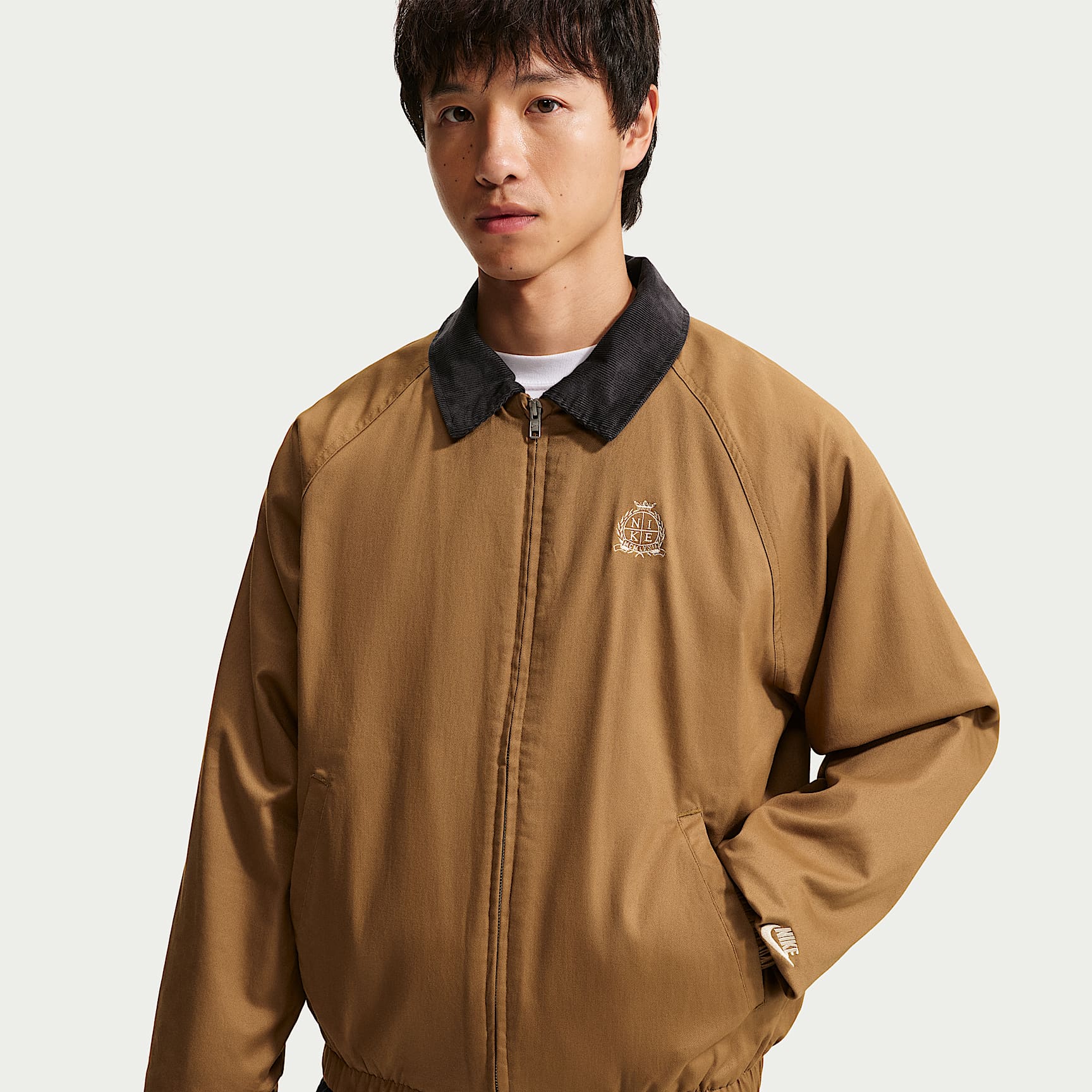나이키 클럽 남성 캠퍼스 재킷