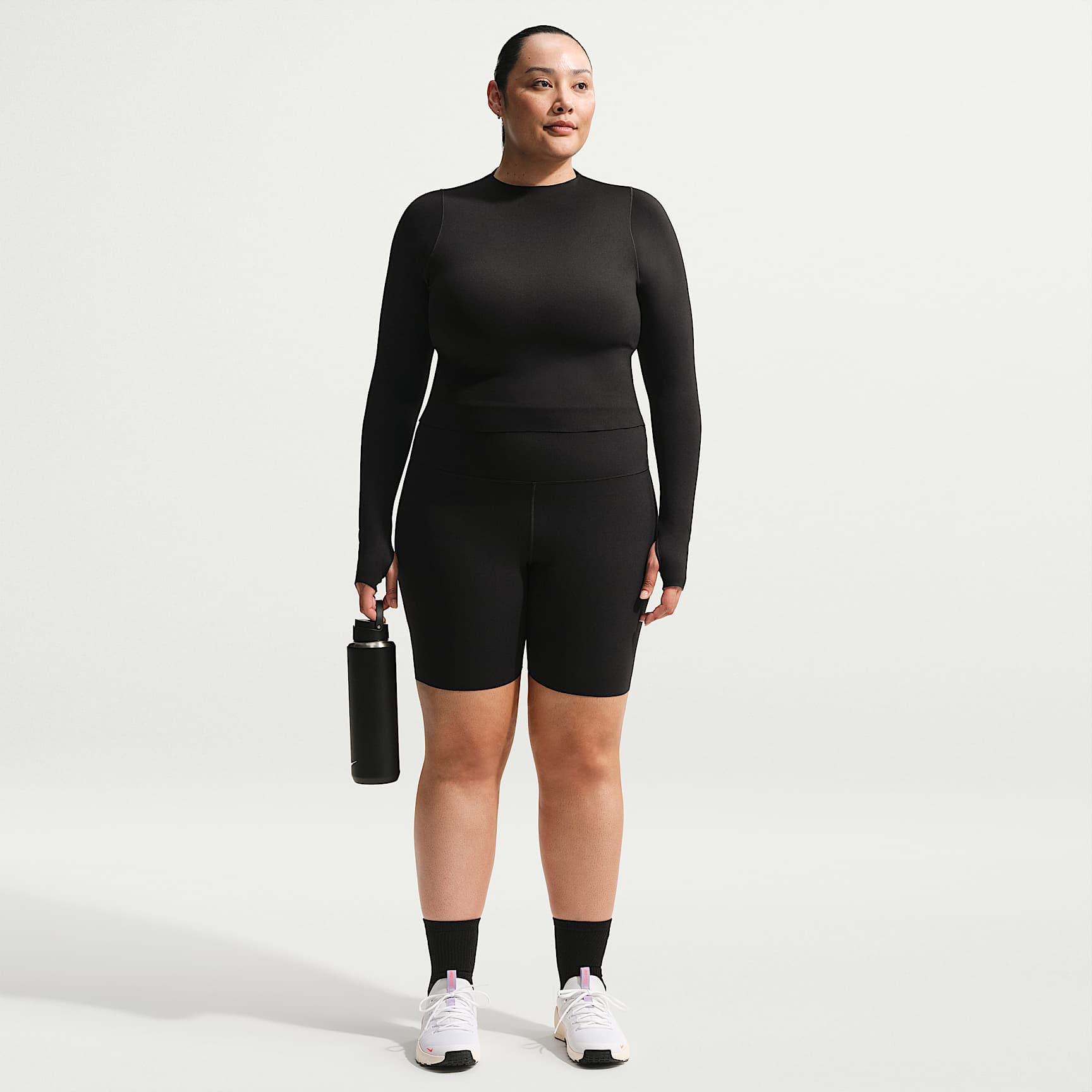 Nike Zenvy Women's High-Waisted 20.5cm (approx.) Biker Shorts (Plus Size)