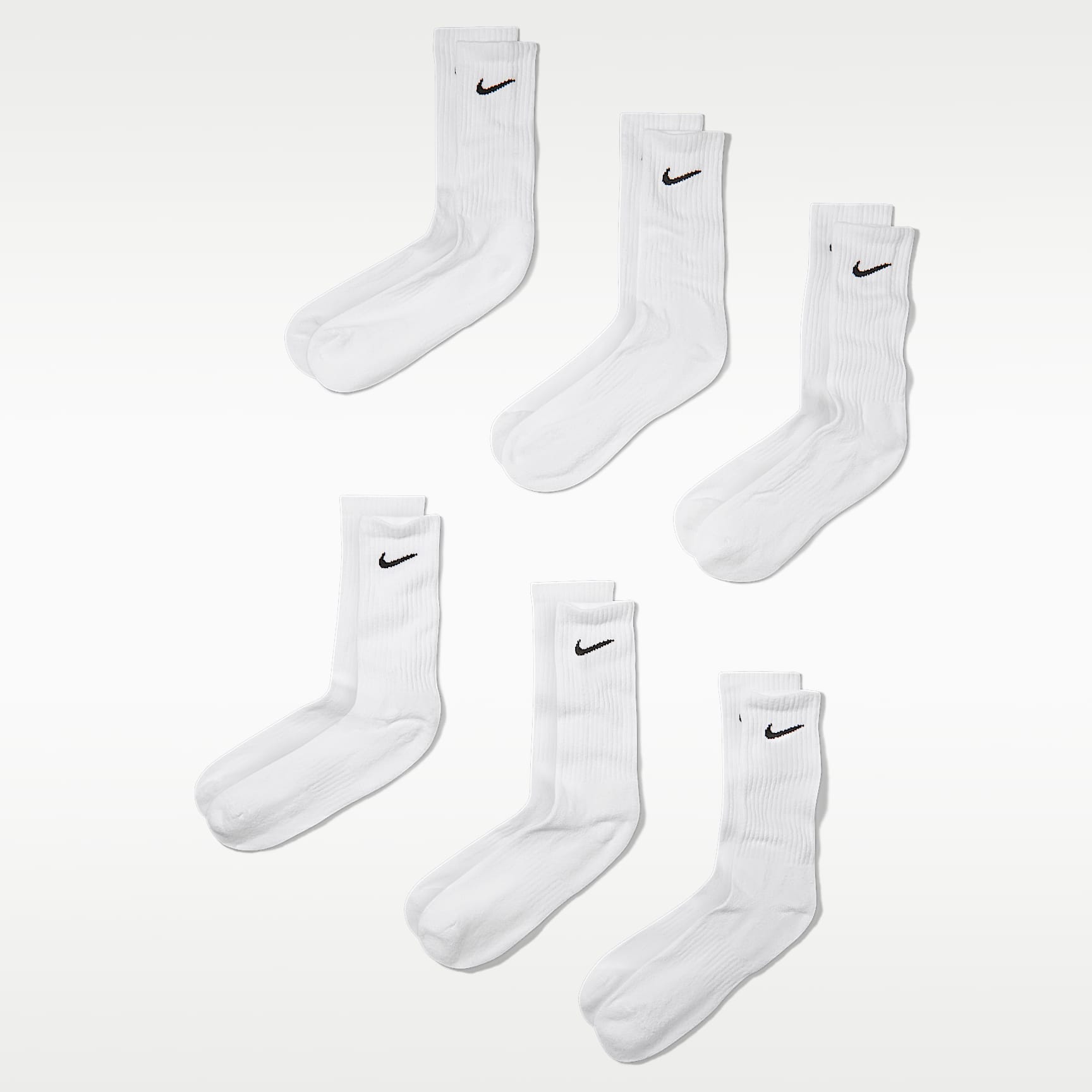 Nike Everyday Cushioned Calcetines largos de entrenamiento (6 pares)