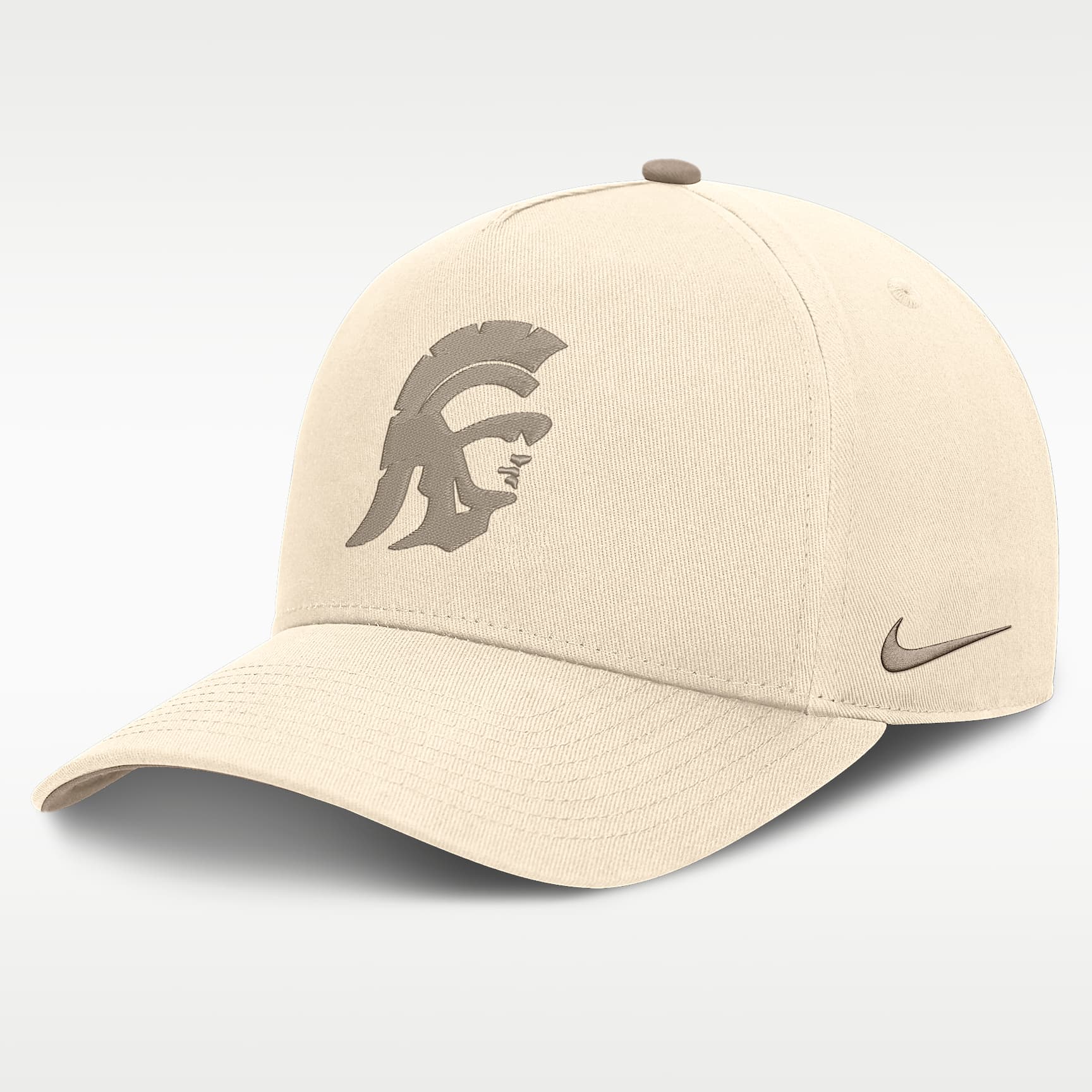 Gorra universitaria Nike Dri-FIT ajustable y con estructura A-Frame para hombre USC Origin of Speed Rise