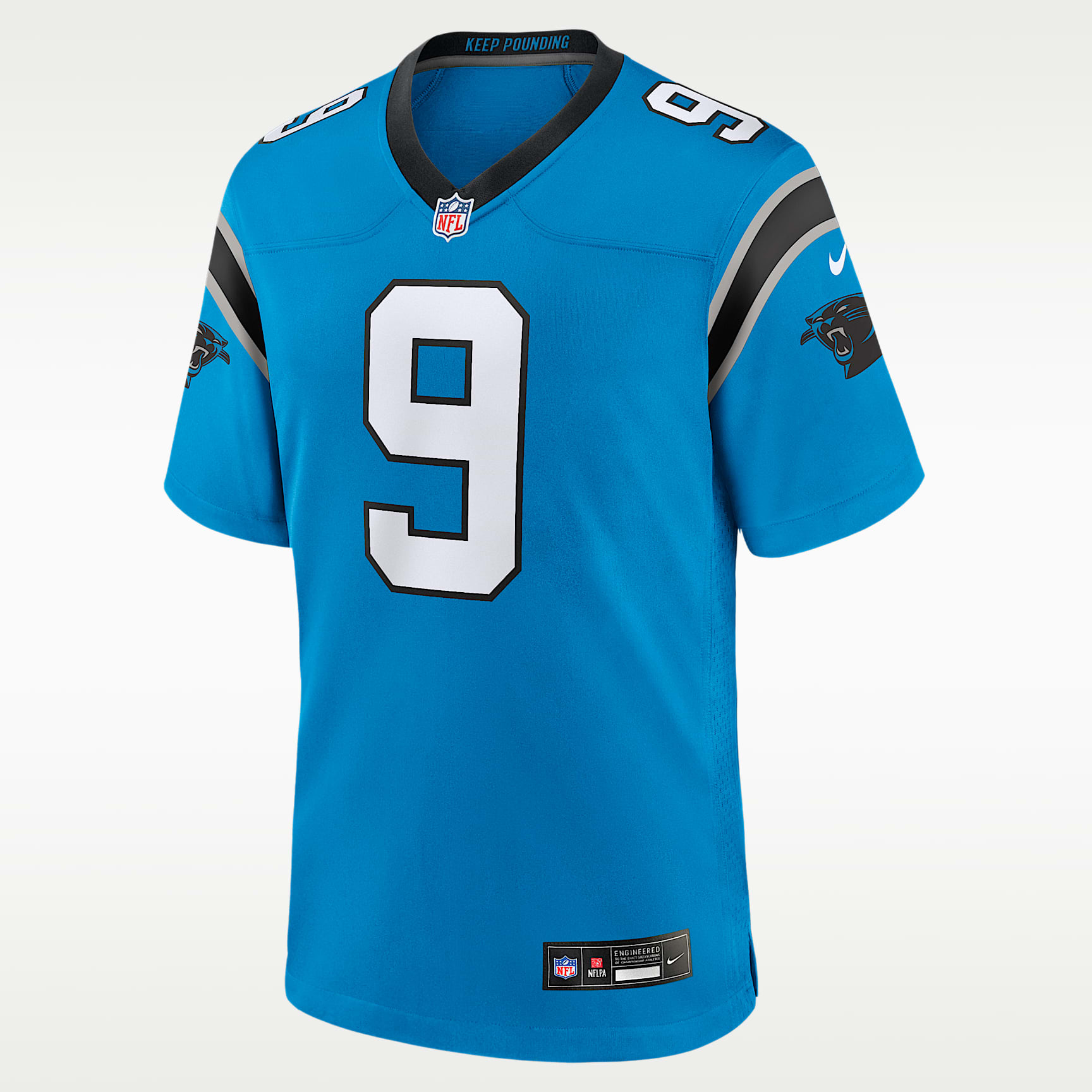 Jersey de fútbol americano Nike de la NFL Game para hombre Bryce Young Carolina Panthers
