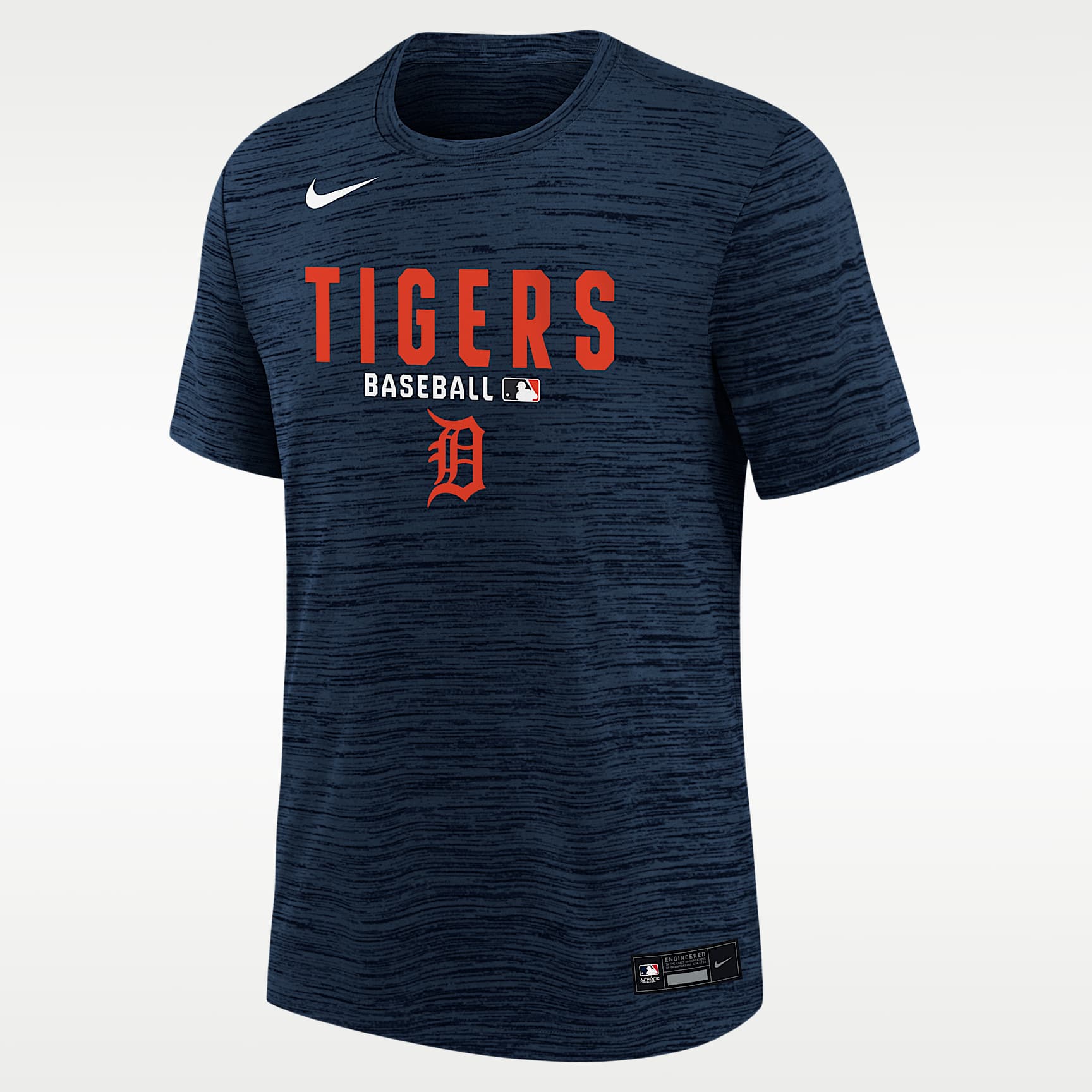 Detroit Tigers Authentic Collection Velocity T-Shirt Big Kids' Nike Dri-FIT MLB T-Shirt