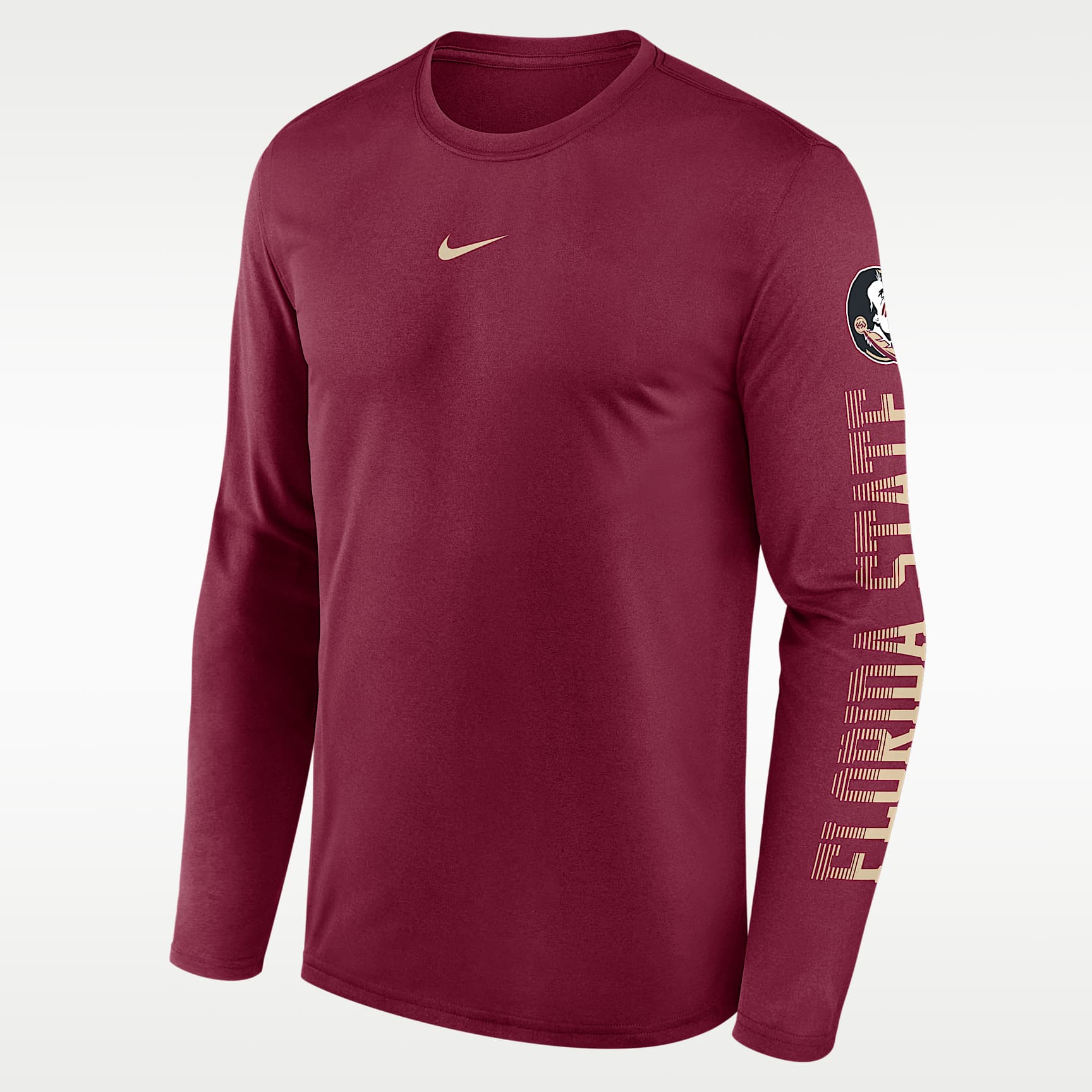 Florida State Primetime Stack Legend Men's Nike Dri-FIT College Long-Sleeve T-Shirt