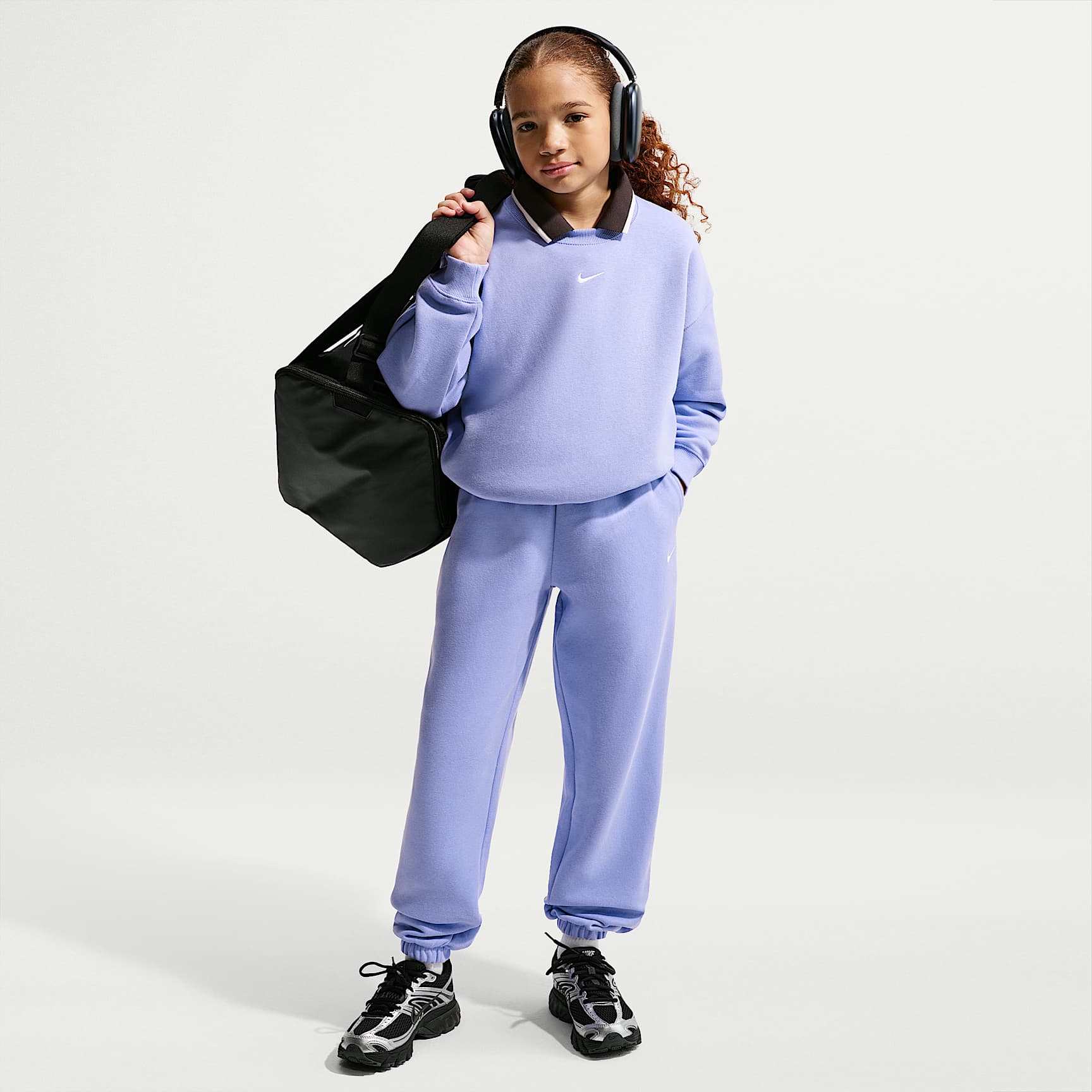 Nike Sportswear Studio Fleece Girls' Loose Pants