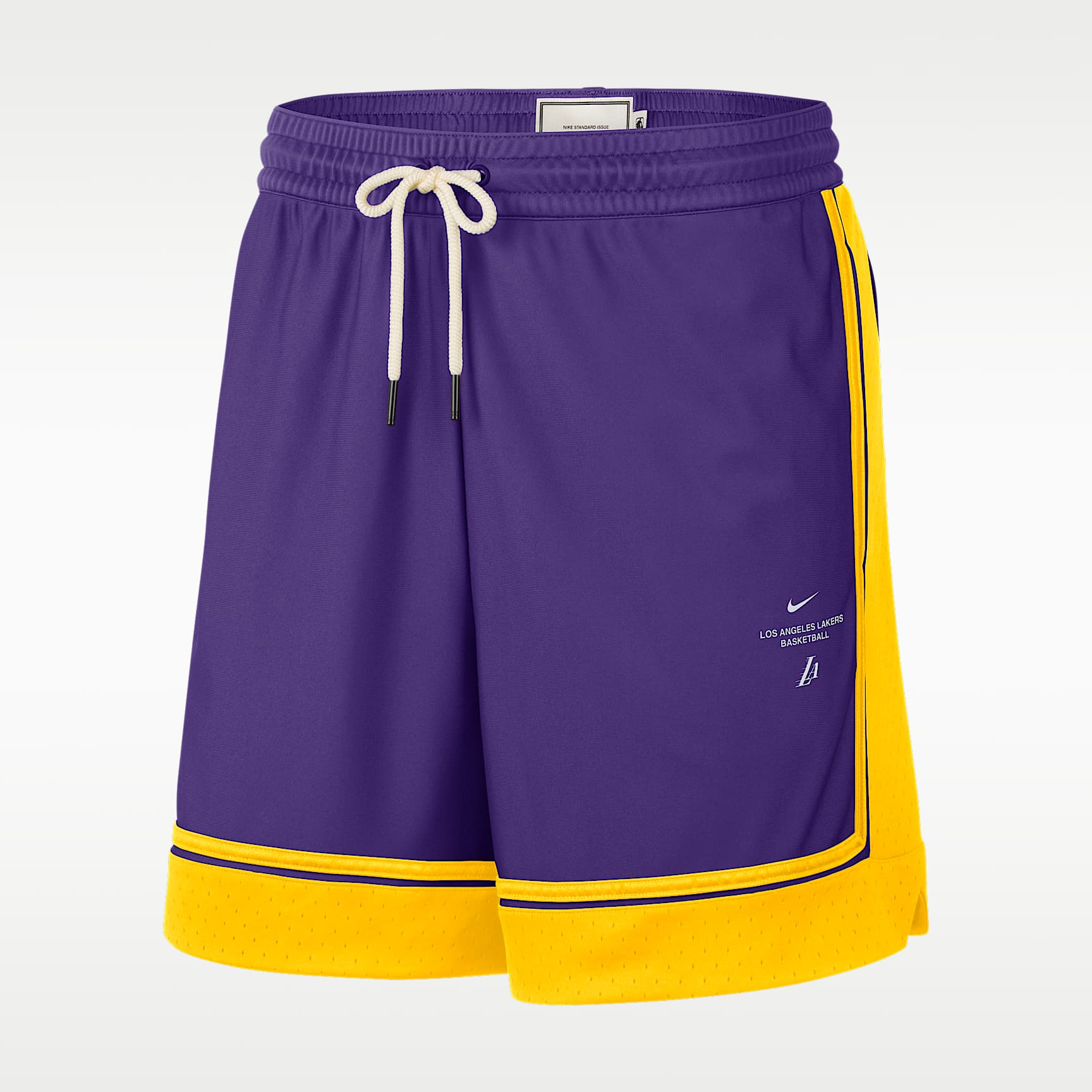 Los Angeles Lakers Standard Issue Men's 6" NBA Shorts