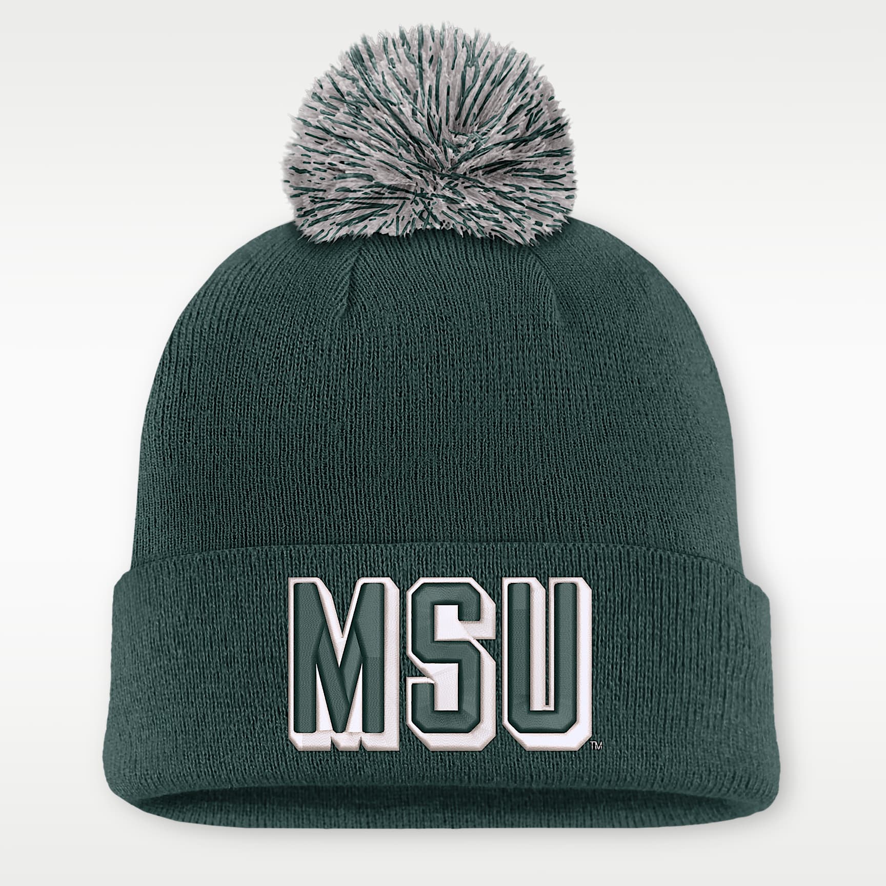 Michigan State Peak Men's Nike College Cuffed Beanie