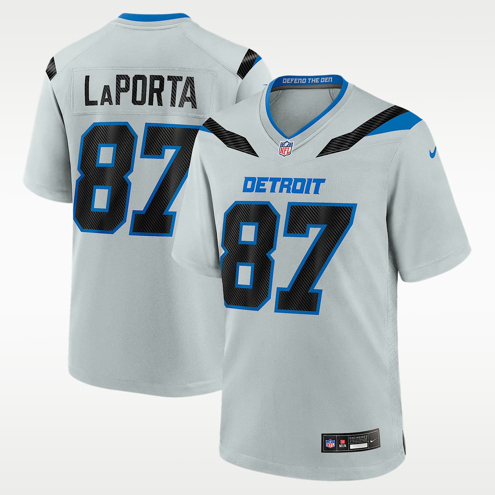 Sam LaPorta Detroit Lions Rivalries Collection Men's Nike NFL Game Jersey