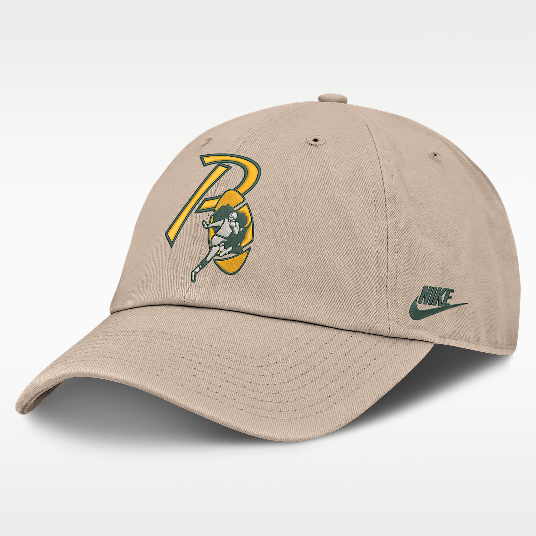 Gorro ajustable Nike de la NFL para hombre Green Bay Packers Rewind Club