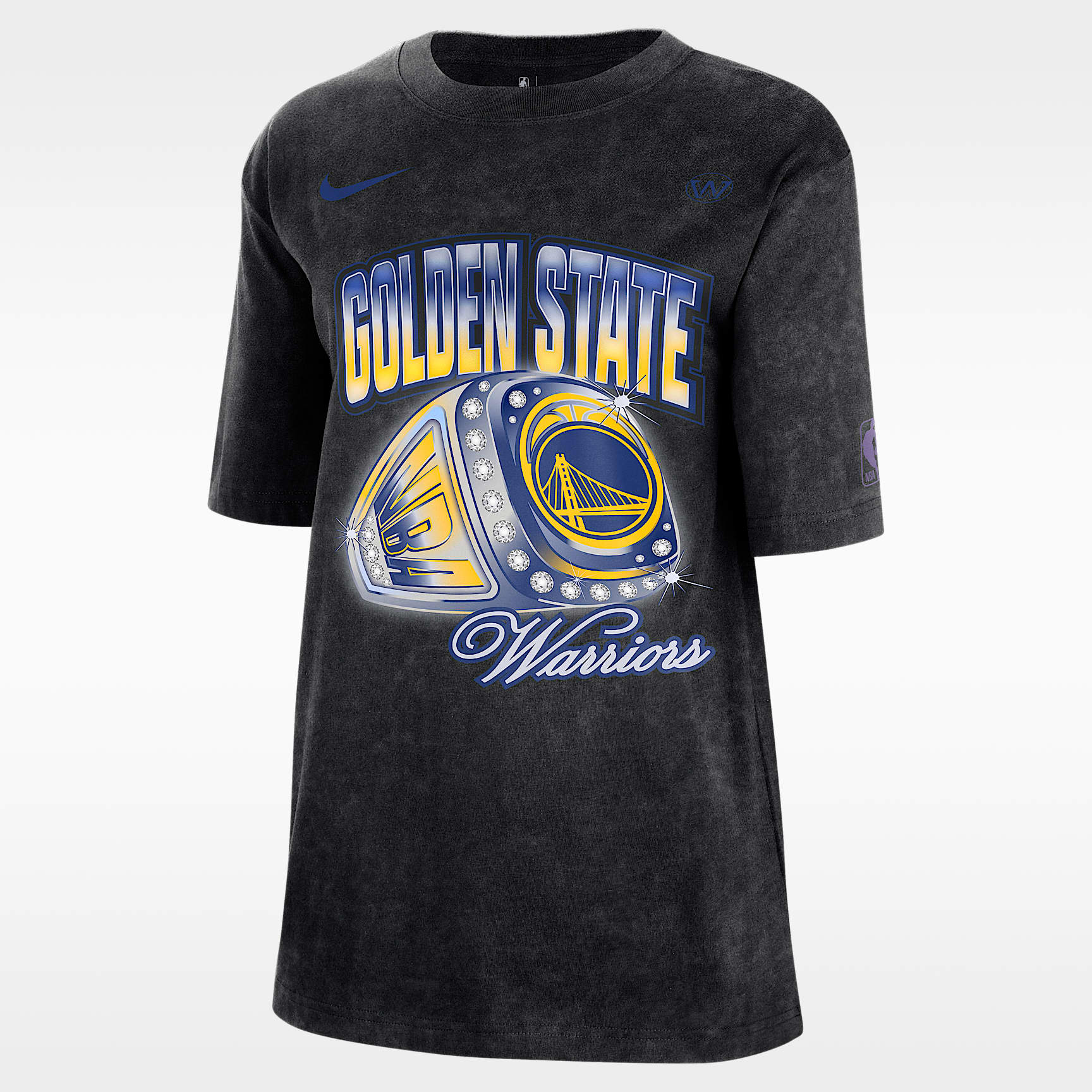 Playera Nike de la NBA para mujer Golden State Warriors Courtside
