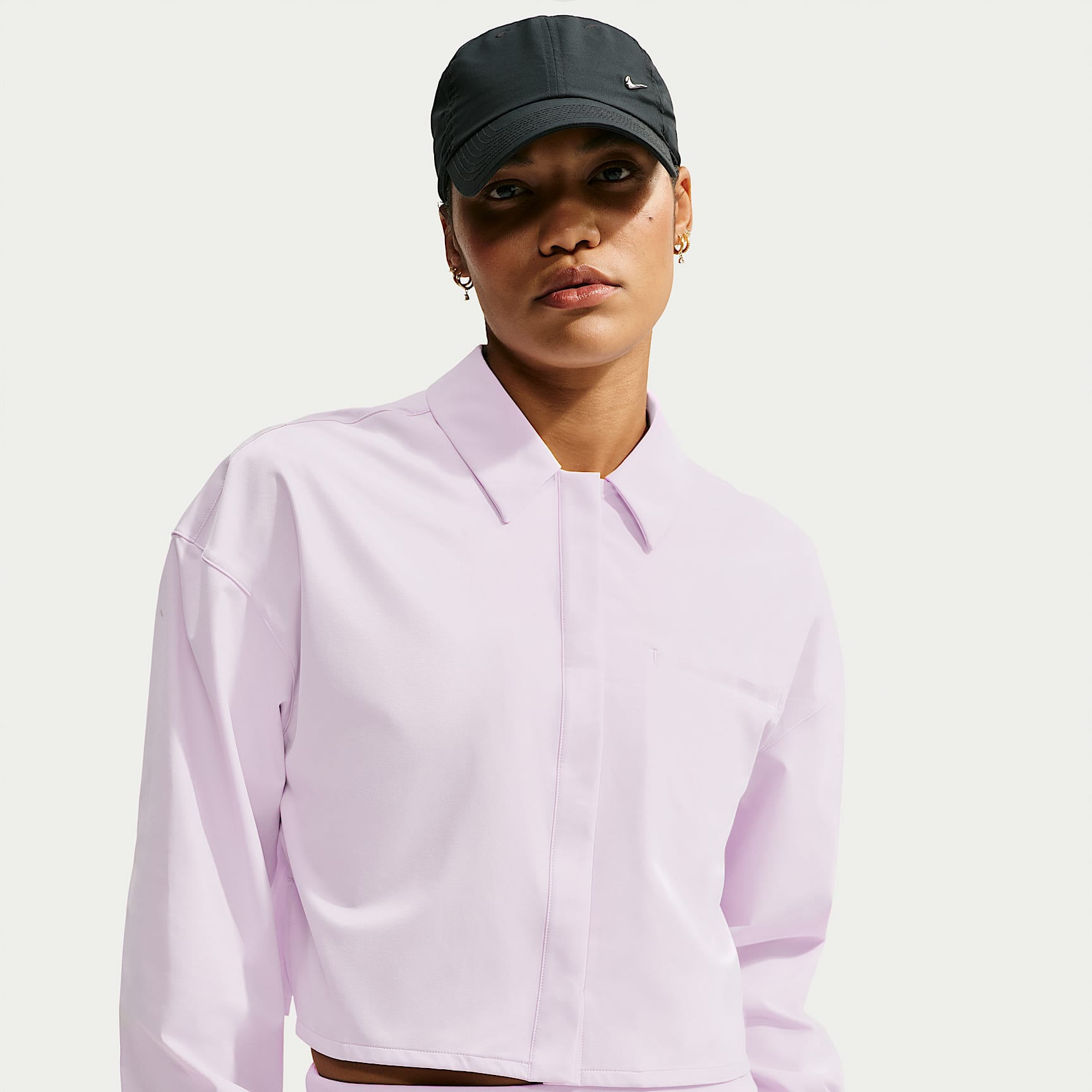 Nike 24.7 PerfectStretch Women's Dri-FIT UV Protection Cropped Long-Sleeve Shirt