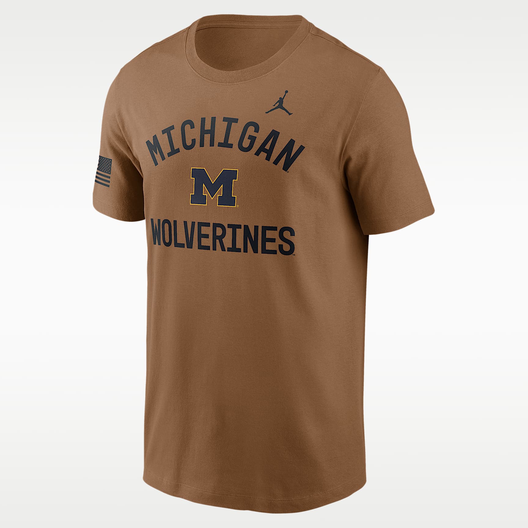 Michigan Courtside Men's Jordan Brand Dri-FIT College T-Shirt