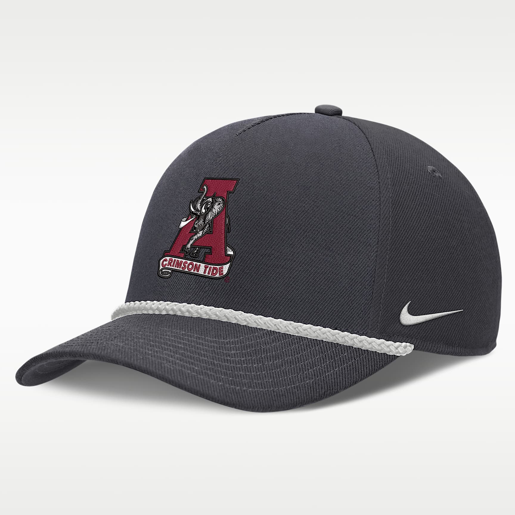 Alabama Sideline Rope Rise Men's Nike College Adjustable Hat