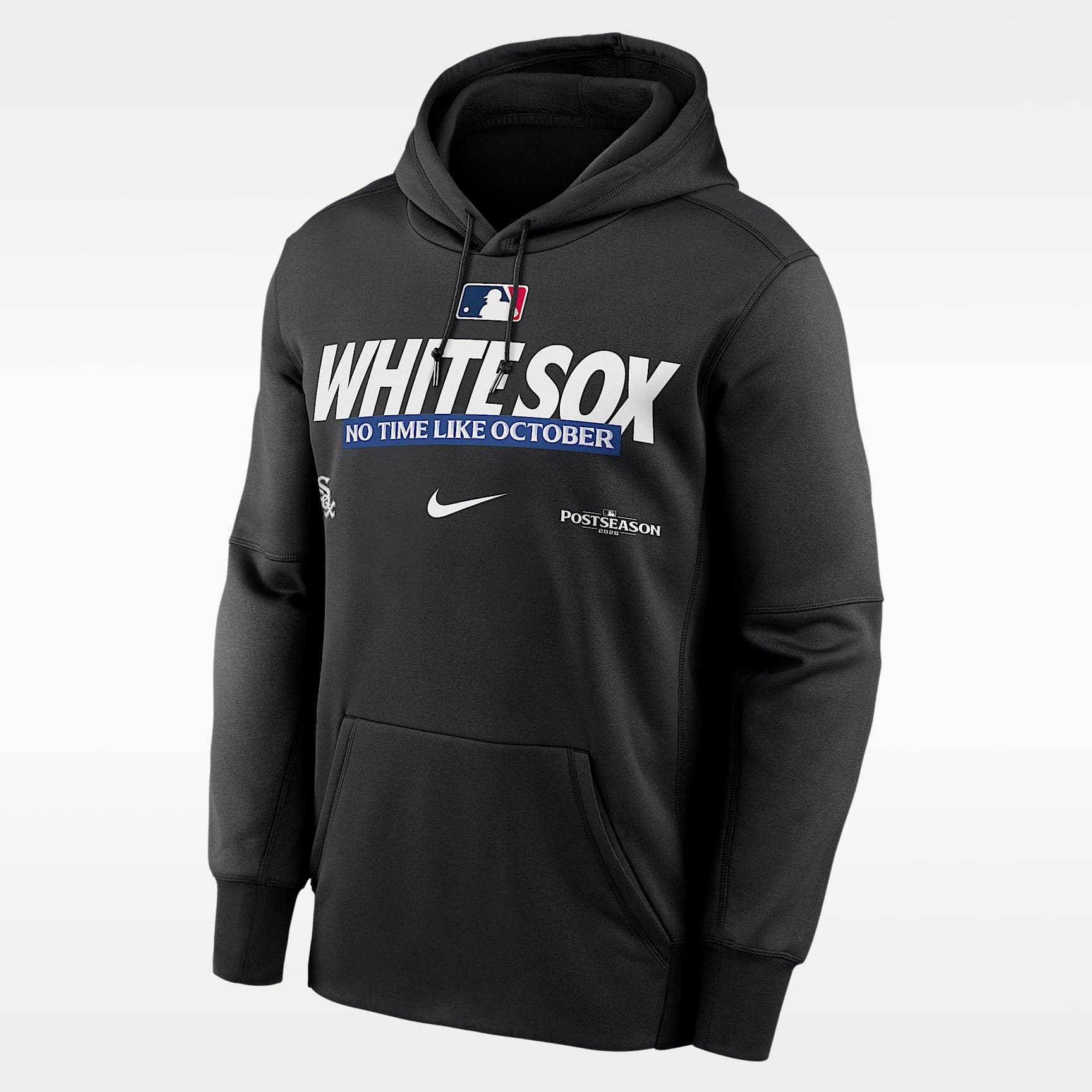 Chicago White Sox 2026 Postseason Authentic Collection Men's Nike Therma-FIT MLB Pullover Hoodie