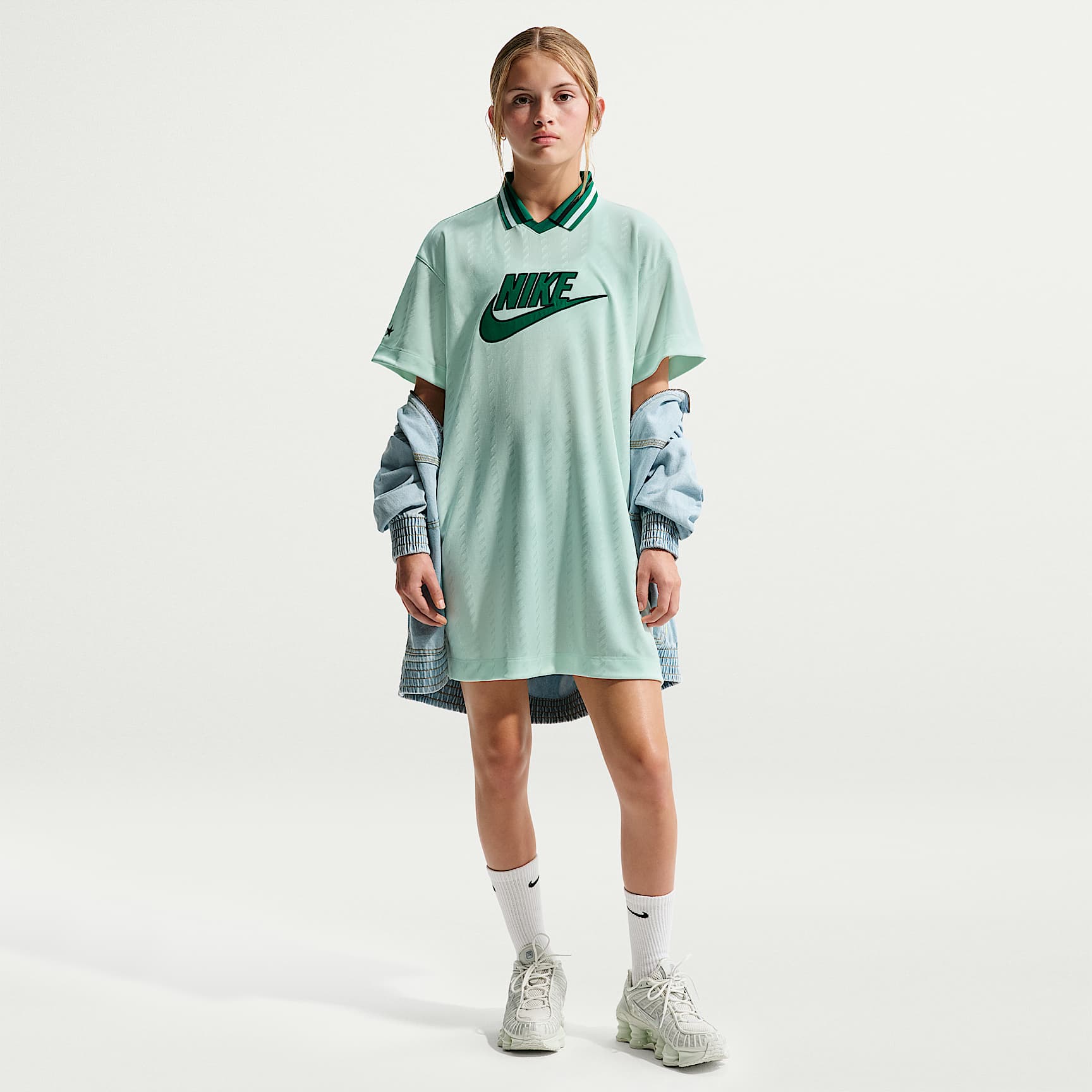 Nike Sportswear Older Kids' (Girls') Short-Sleeve Jersey Dress